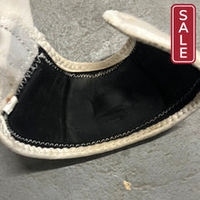 Load image into Gallery viewer, Tough One No Turn Bell Boots White Small-Horse Boots-Consignment-Evolution Equestrian Co.
