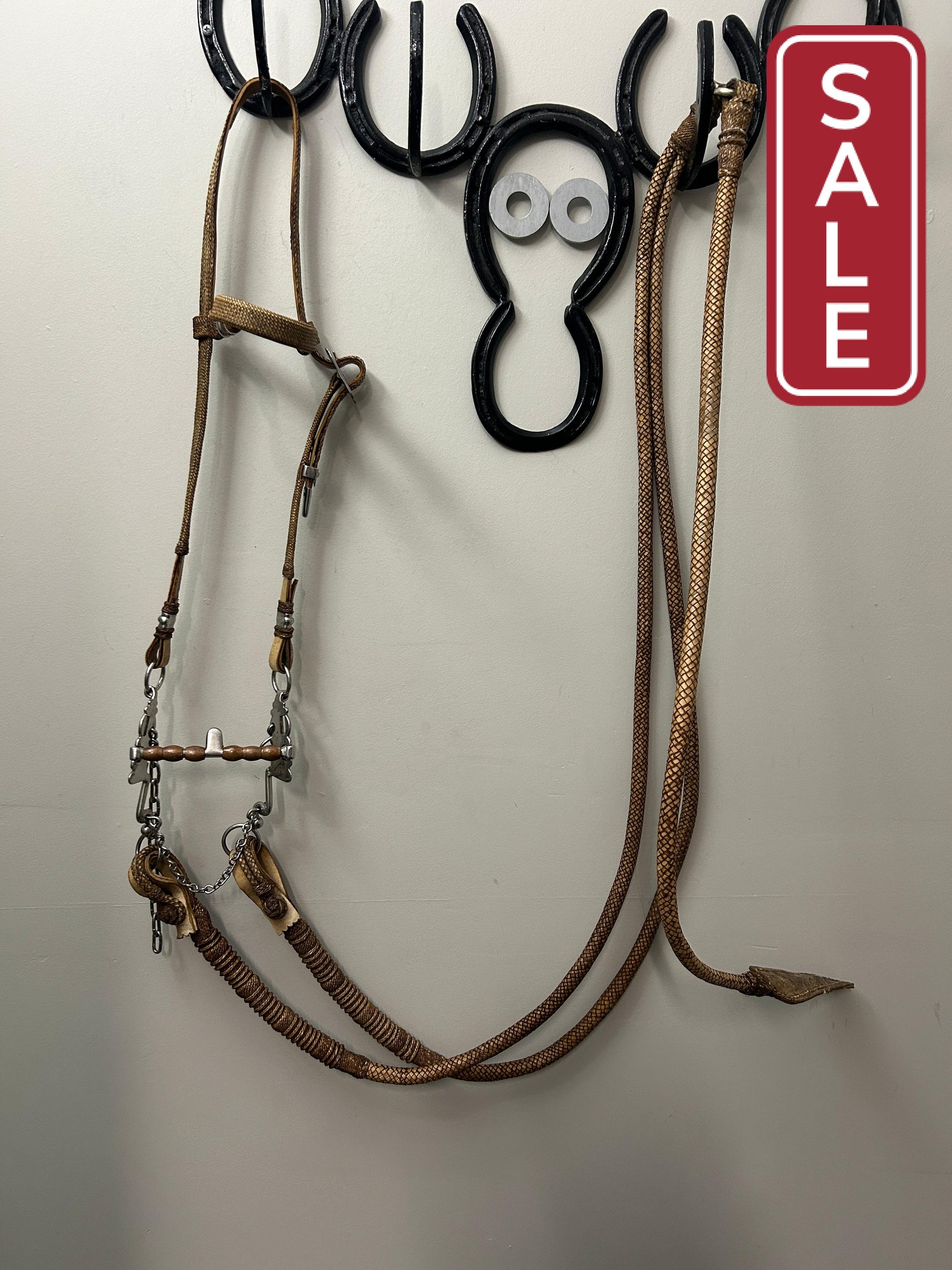 Traditional Peruvian Paso Rawhide Bridle with Roller Bit-Western Headstall-Consignment-Evolution Equestrian Co.