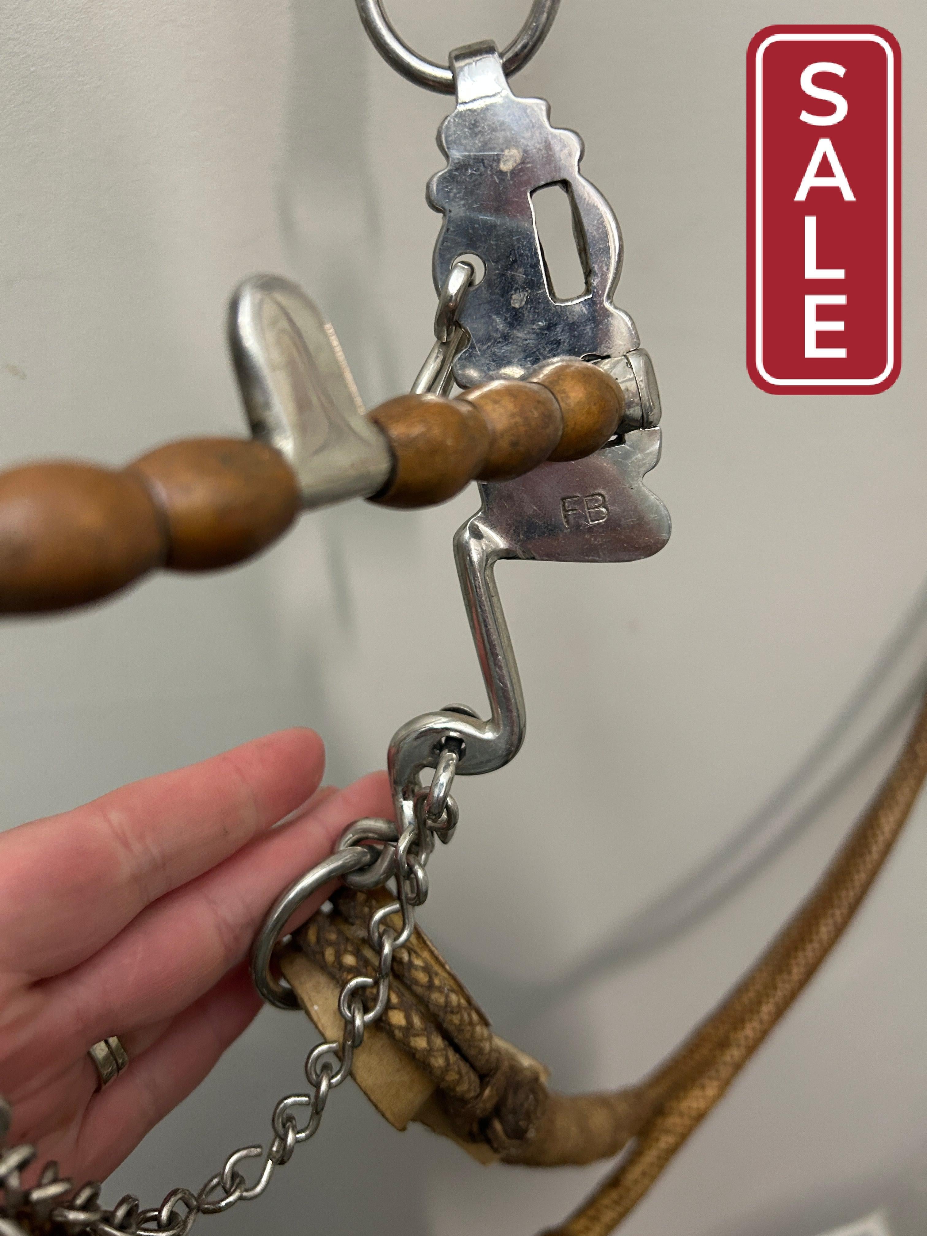 Traditional Peruvian Paso Rawhide Bridle with Roller Bit-Western Headstall-Consignment-Evolution Equestrian Co.