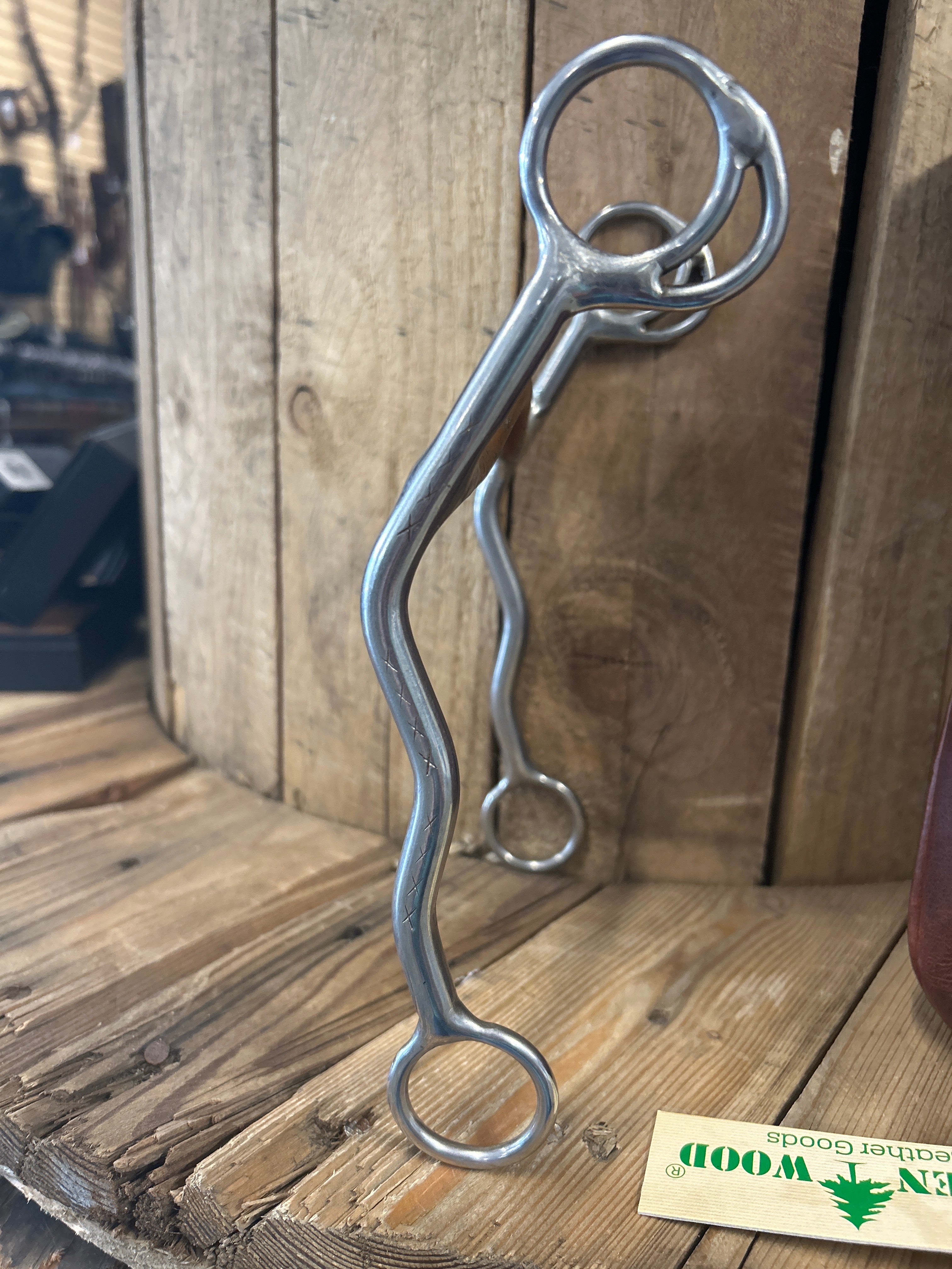 Trammell Western Copper Curb Bit 5"-Bit-Consignment-Evolution Equestrian Co.
