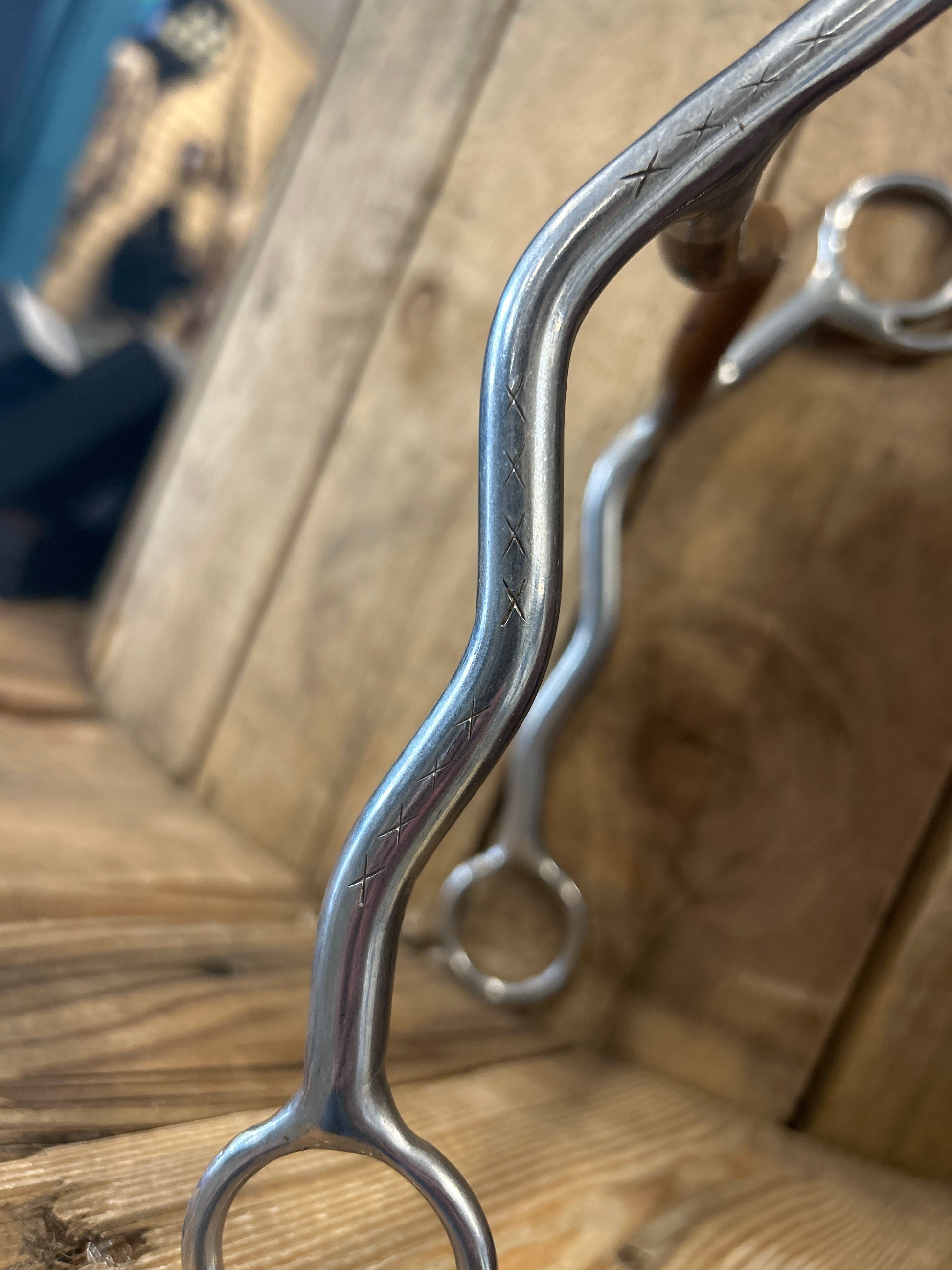 Trammell Western Copper Curb Bit 5"-Bit-Consignment-Evolution Equestrian Co.