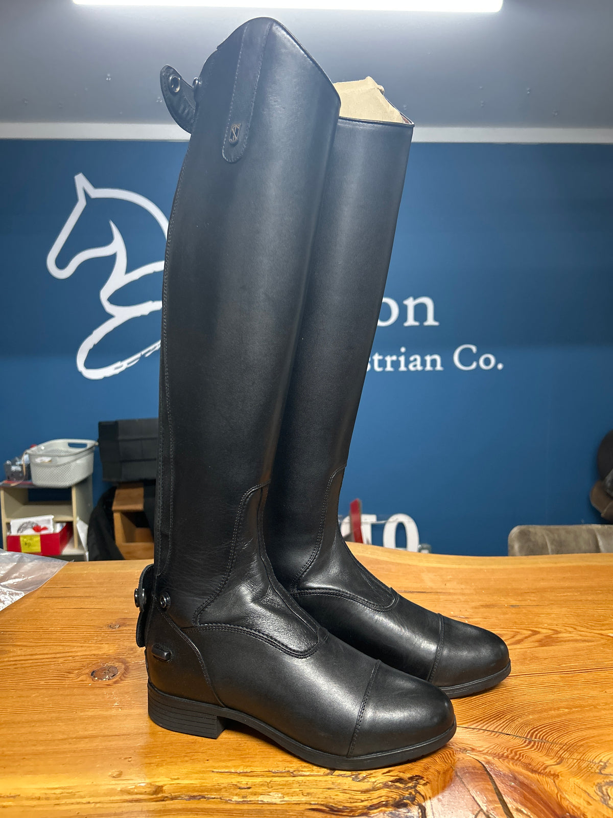 Tredstep Donatello III Dress Boots Tall Slim 6.5-Riding Boots-Consignment-Evolution Equestrian Co.