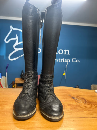 Tuff Rider Field Boots 6.5 Slim-Riding Boots-Consignment-Evolution Equestrian Co.