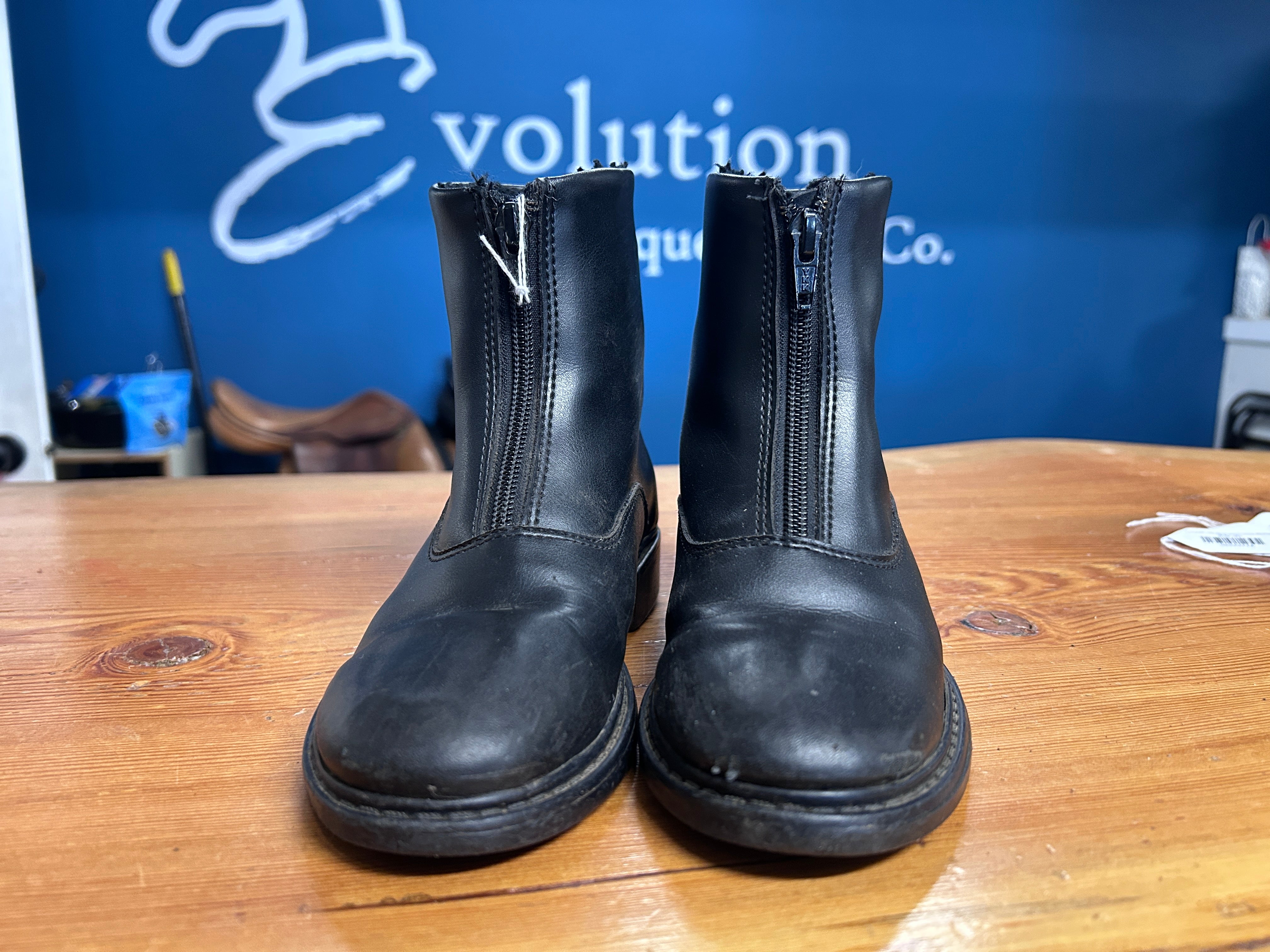 Tuff Rider Kids Winter Paddock Boots Size 1-Riding Boots-Consignment-Evolution Equestrian Co.
