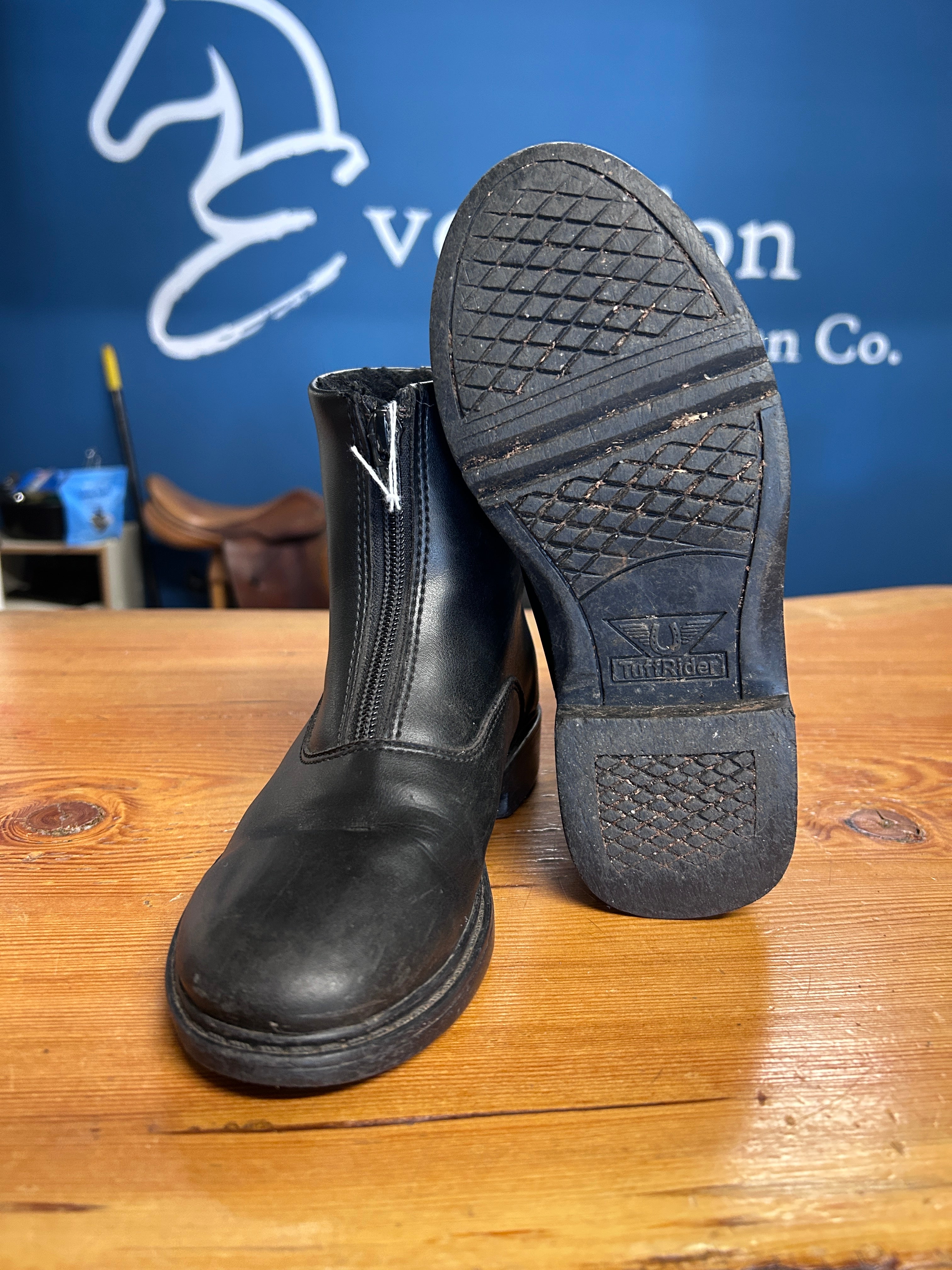 Tuff Rider Kids Winter Paddock Boots Size 1-Riding Boots-Consignment-Evolution Equestrian Co.