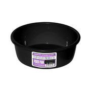 Tuff Stuff Feed Pans 5QT-Horse Feed-Canadian Centurion Supply-Black-Evolution Equestrian Co.