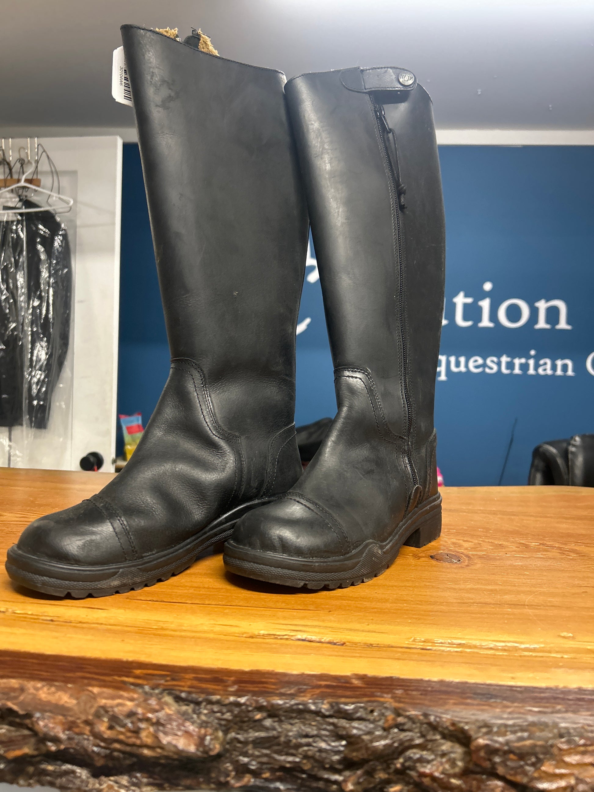 TuffRider Ladies Arctic Fleece Lined Winter Riding Boots 6W-Riding Boots-Consignment-Evolution Equestrian Co.