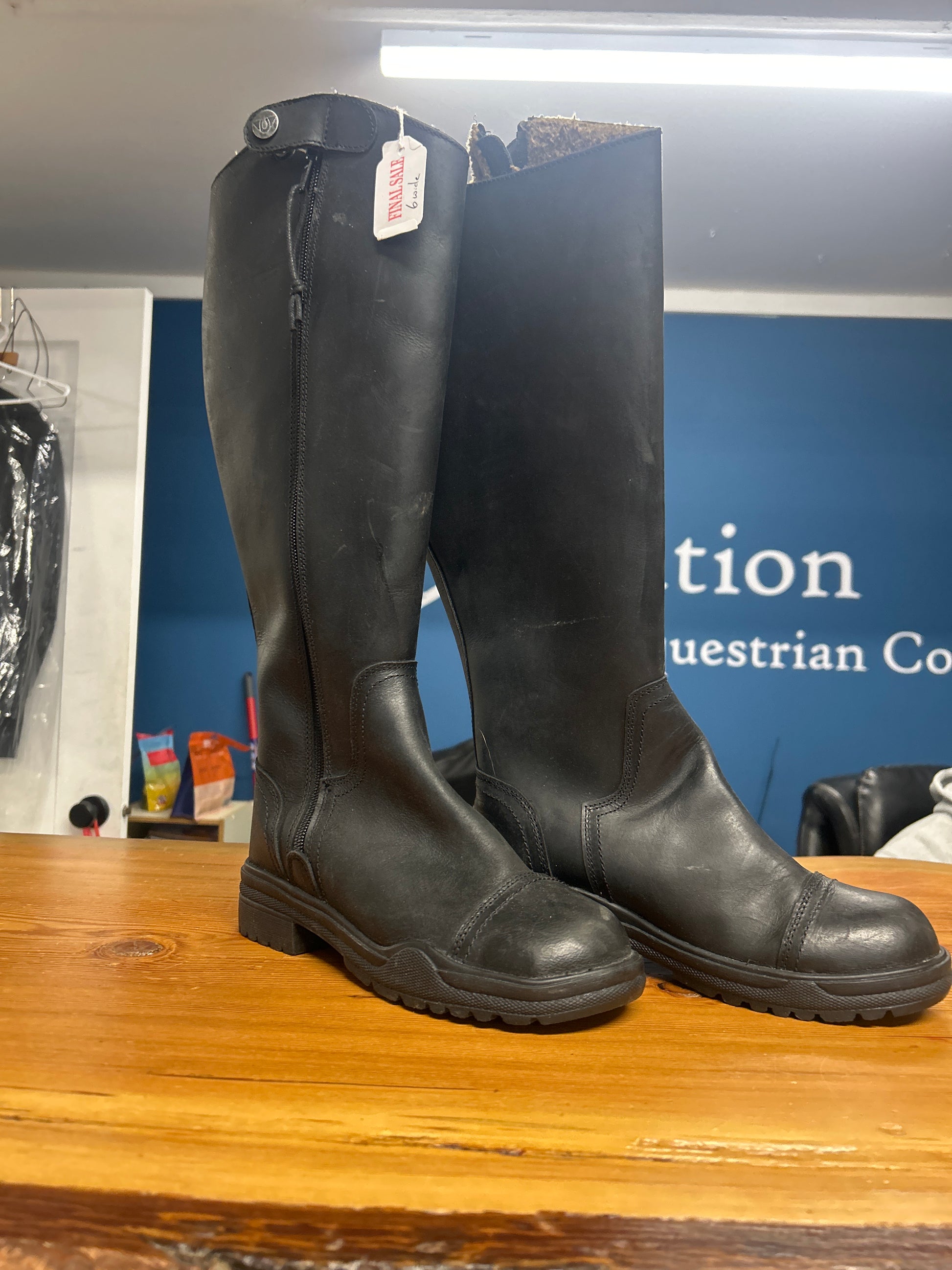 TuffRider Ladies Arctic Fleece Lined Winter Riding Boots 6W-Riding Boots-Consignment-Evolution Equestrian Co.