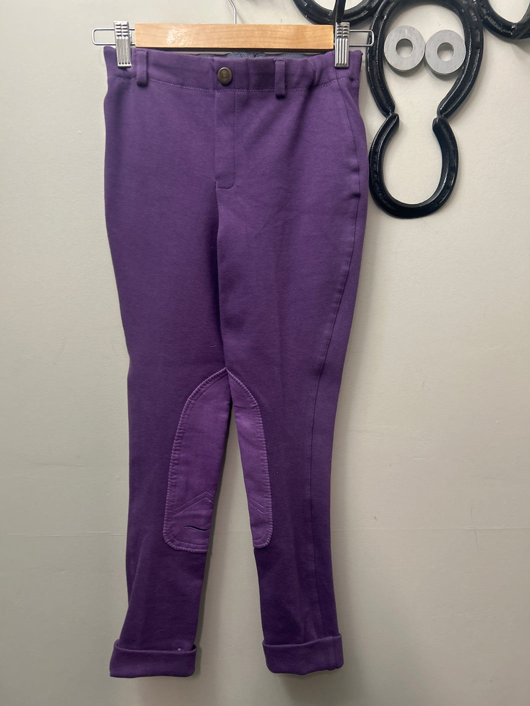 TuffRider Purple Kids Jodphurs 10-Breeches-Consignment-Evolution Equestrian Co.