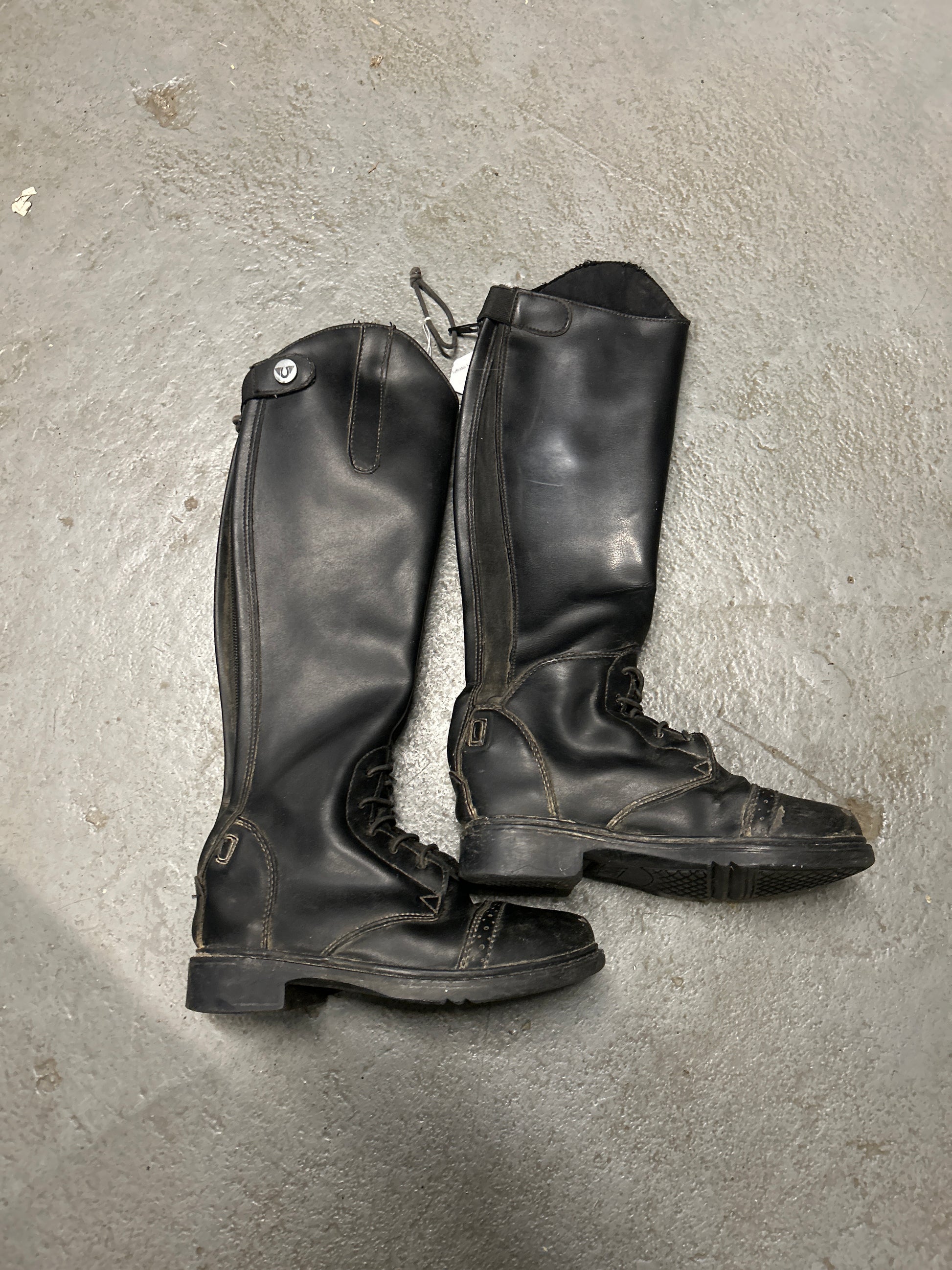 Tuffrider Kids Tall Boots Size 13-Riding Boots-Consignment-Evolution Equestrian Co.