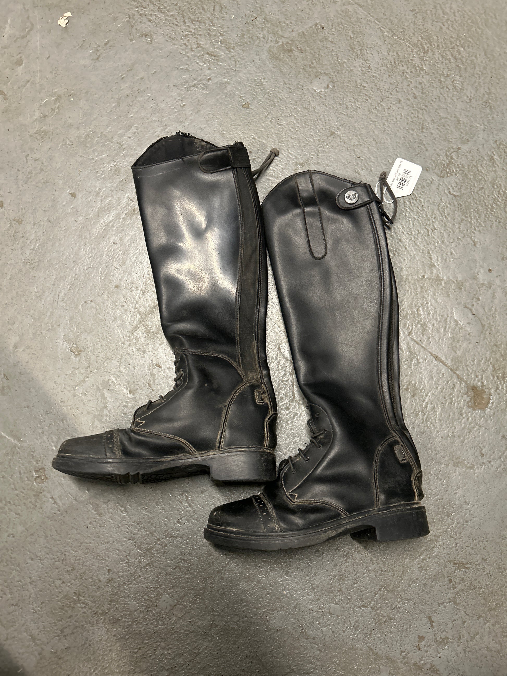 Tuffrider Kids Tall Boots Size 13-Riding Boots-Consignment-Evolution Equestrian Co.