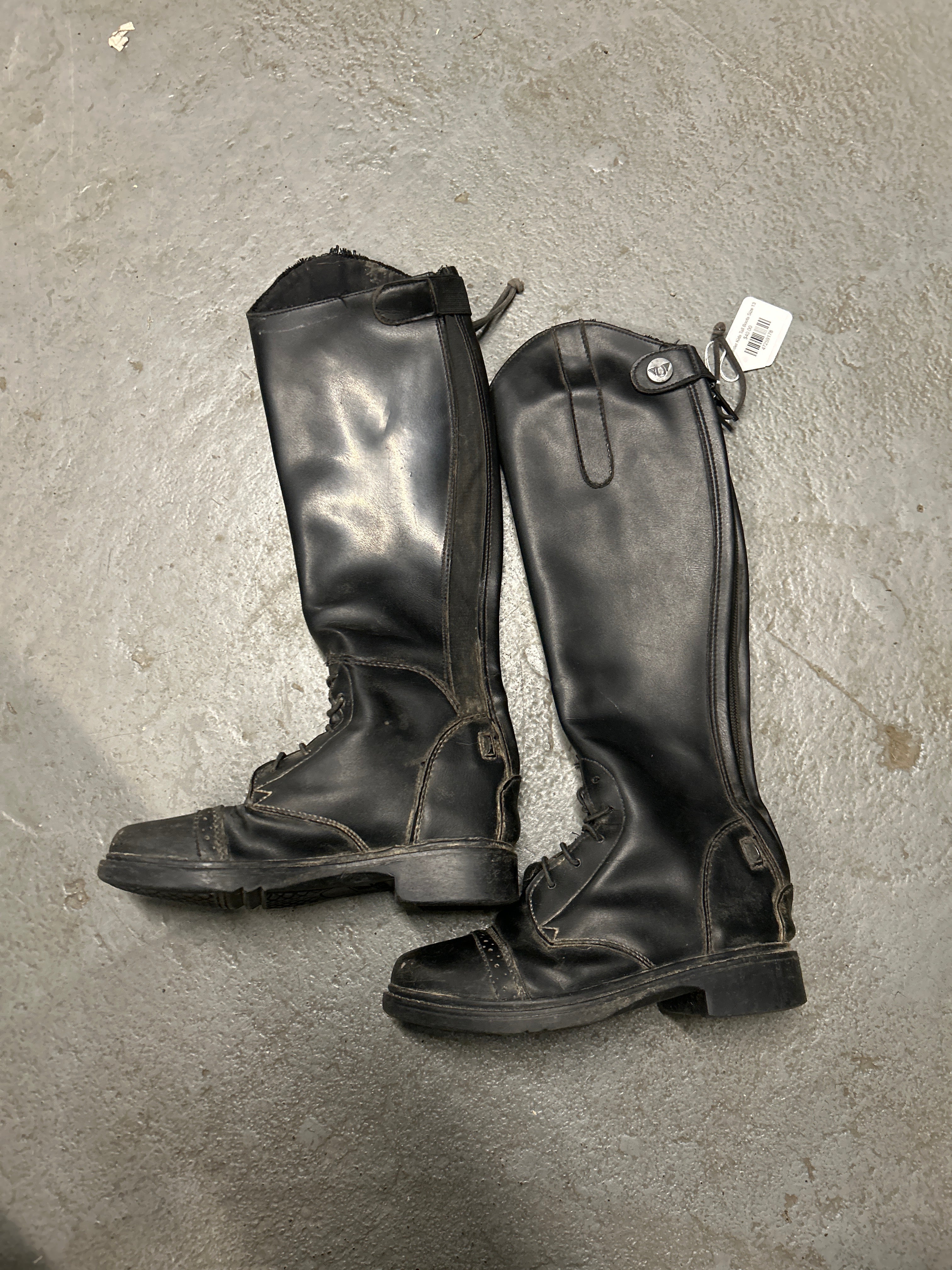 Tuffrider Kids Tall Boots Size 13-Riding Boots-Consignment-Evolution Equestrian Co.