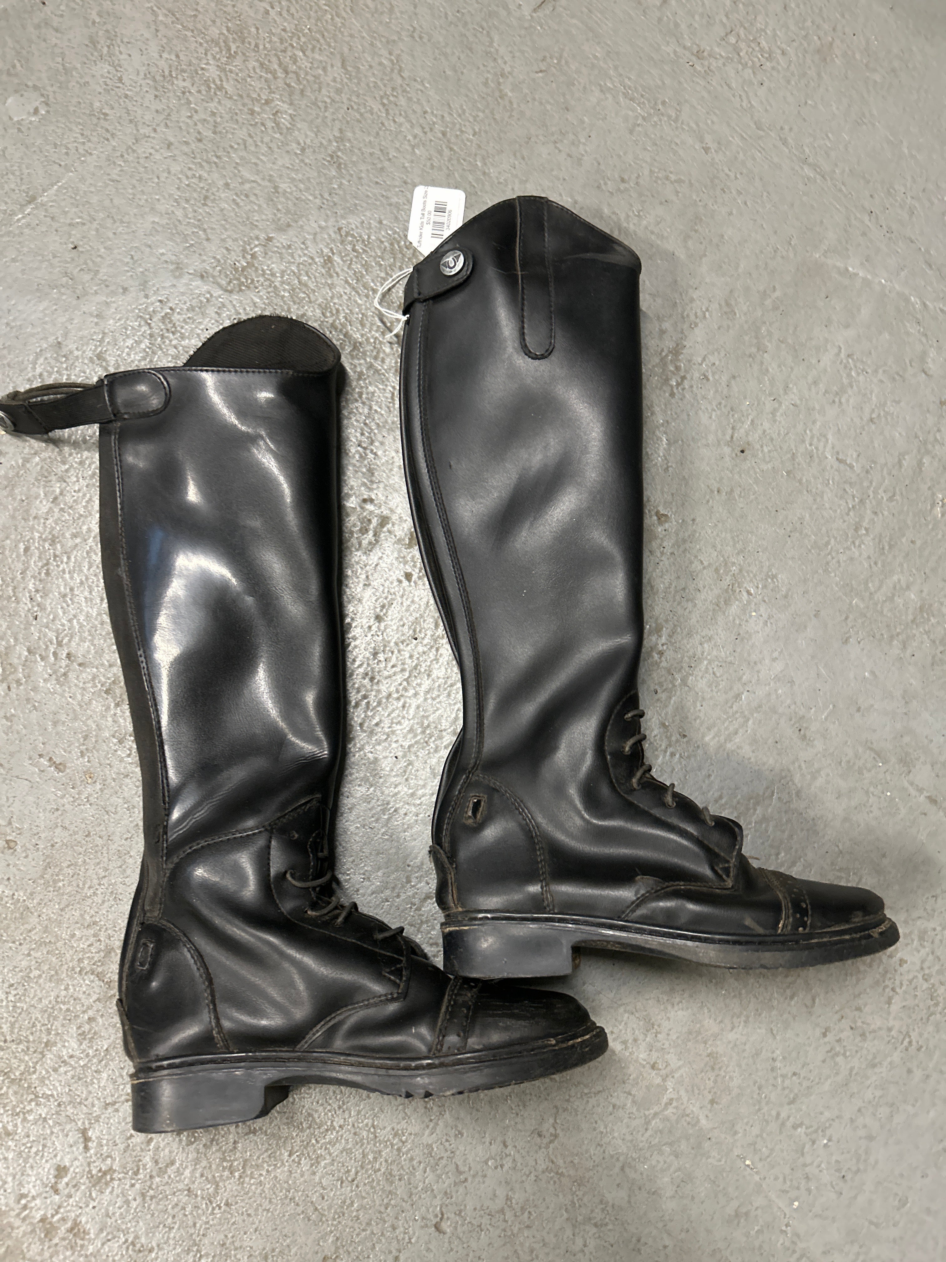 Tuffrider Kids Tall Boots Size 2-Riding Boots-Consignment-Evolution Equestrian Co.