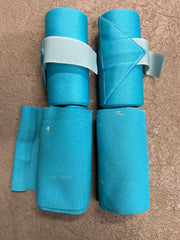 Turquoise Standing Wraps-Horse Leg Wraps-Consignment-Evolution Equestrian Co.