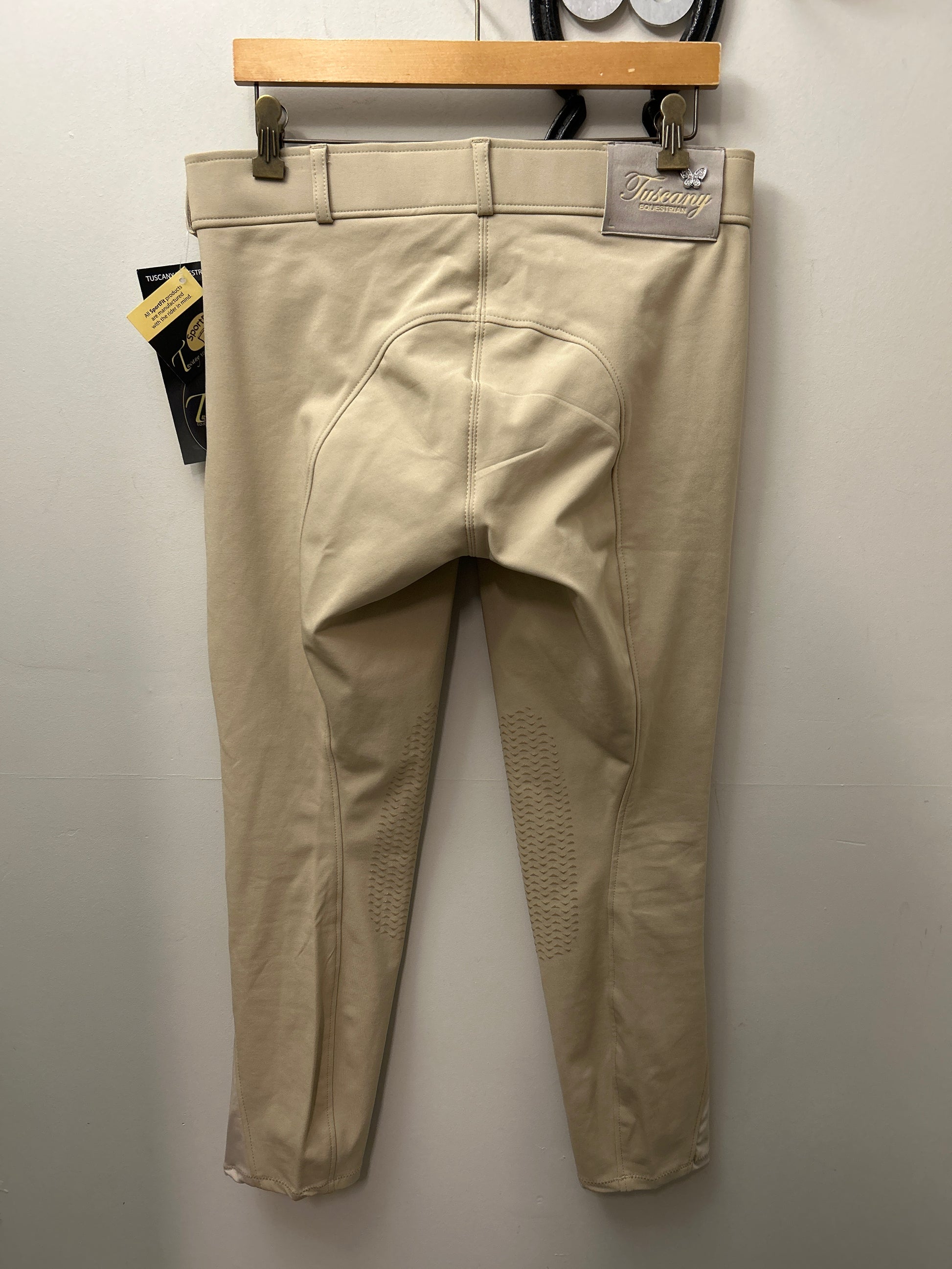 Tuscany Breeches Tan 32-Breeches-Consignment-Evolution Equestrian Co.