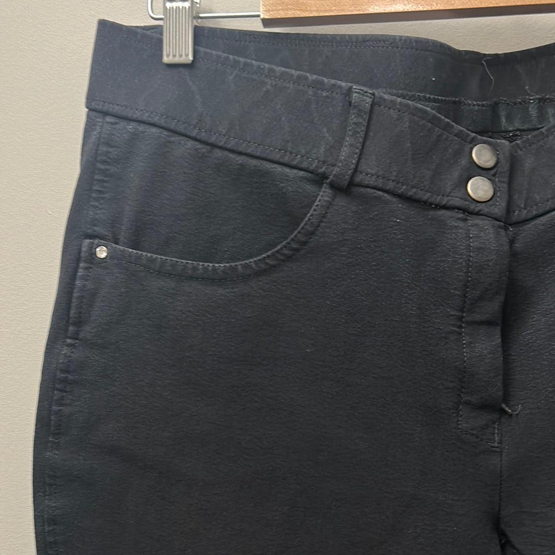 Tuscany Full Seat Breeches Black 38-Riding Clothes-Consignment-Evolution Equestrian Co.