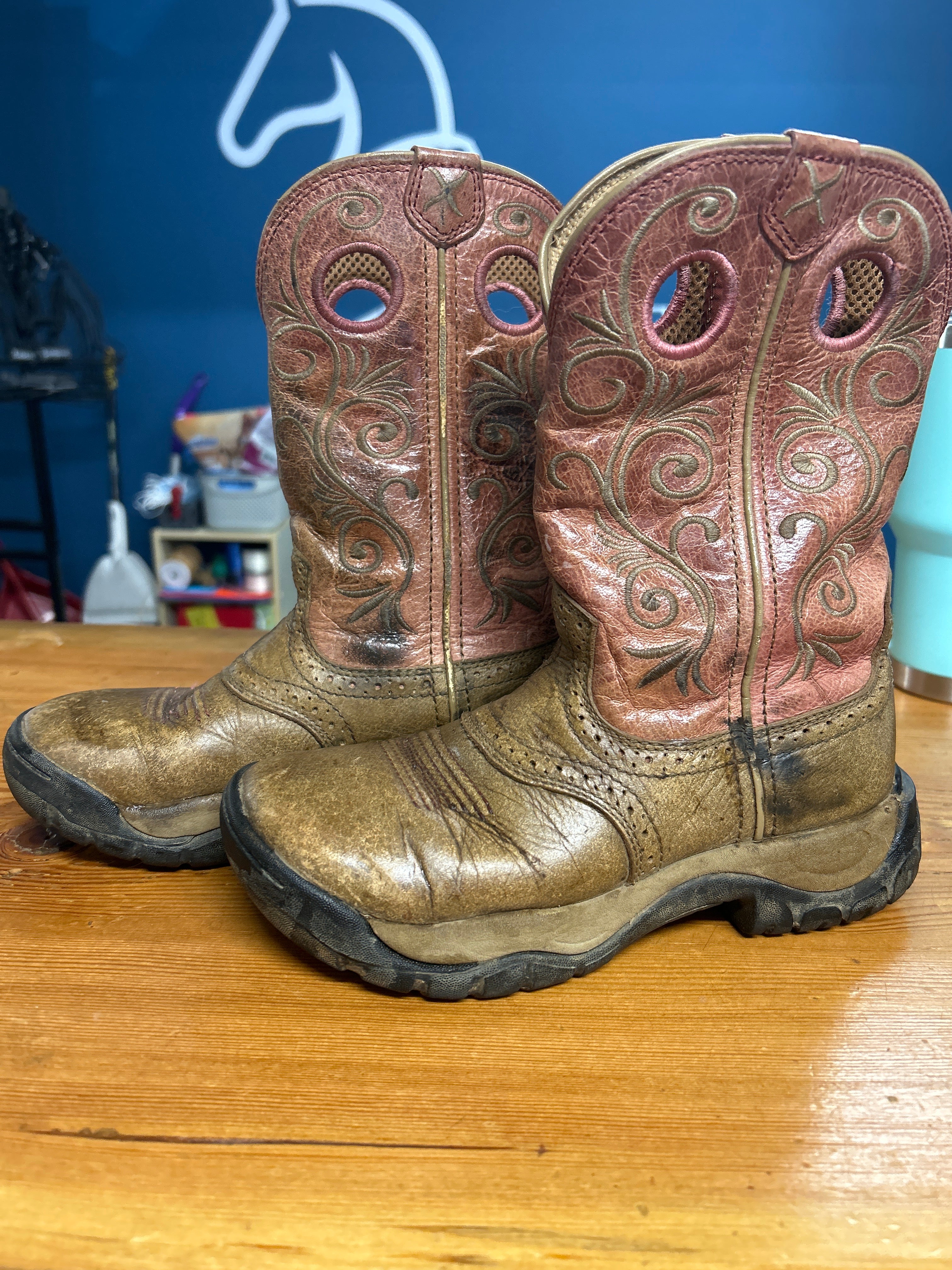 Twisted X All Around Ladies Boot 5.5-Cowboy Boots-Consignment-Evolution Equestrian Co.