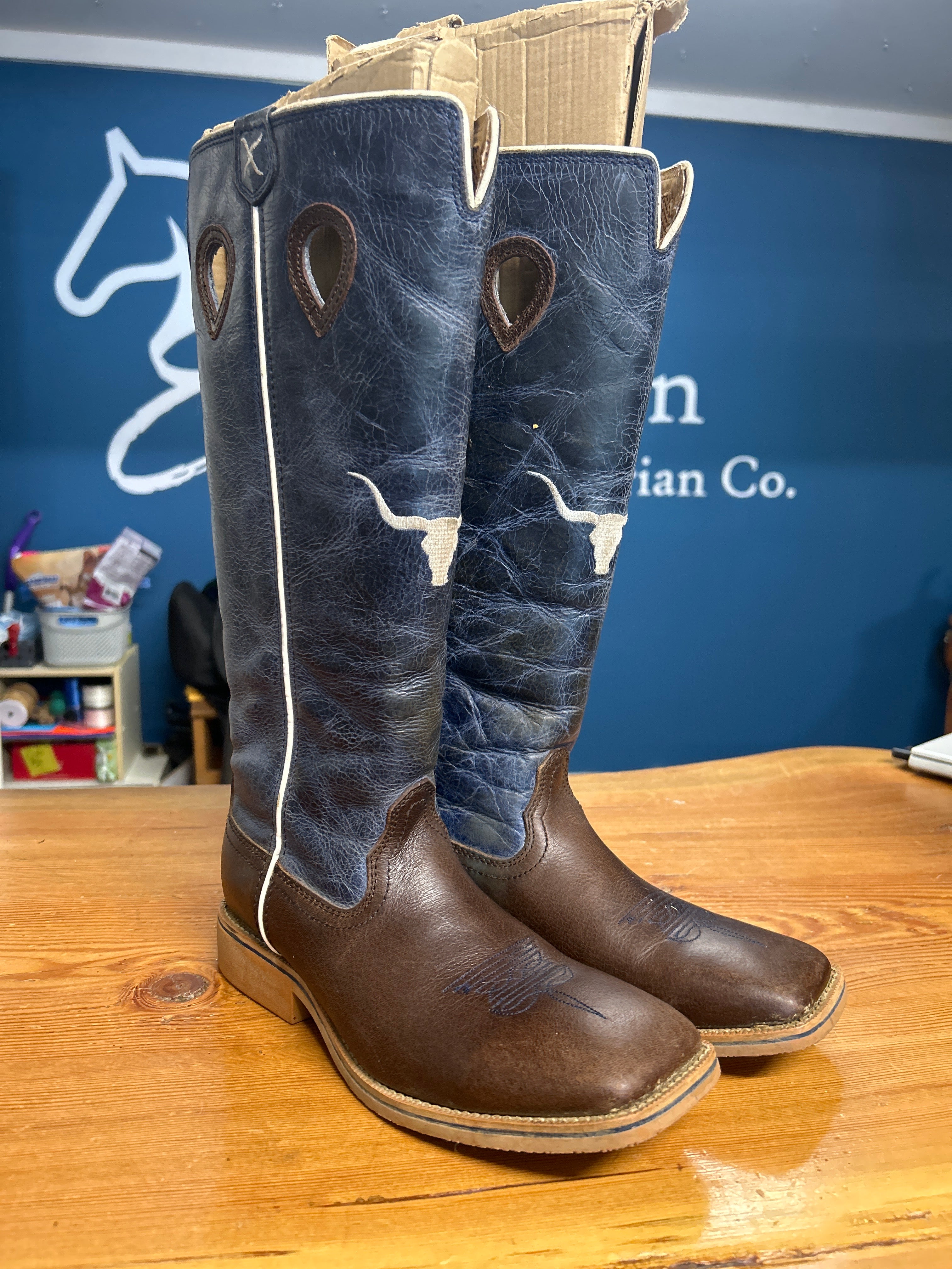 Twisted X Buckaroo Boots Youth 4-Cowboy Boots-Consignment-Evolution Equestrian Co.