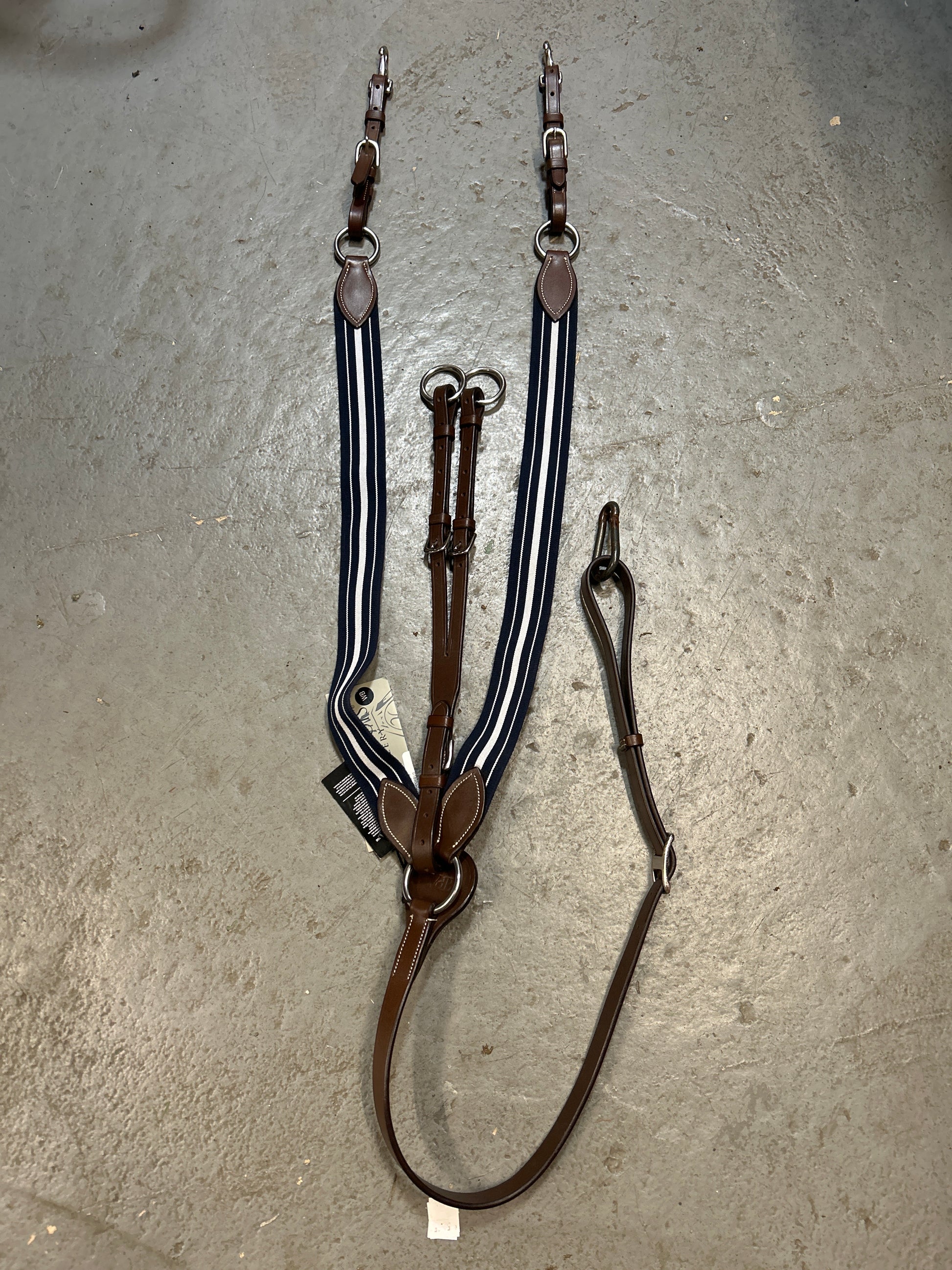 Val du Bois Elastic Breastplate WB-English Tack-Consignment-Evolution Equestrian Co.