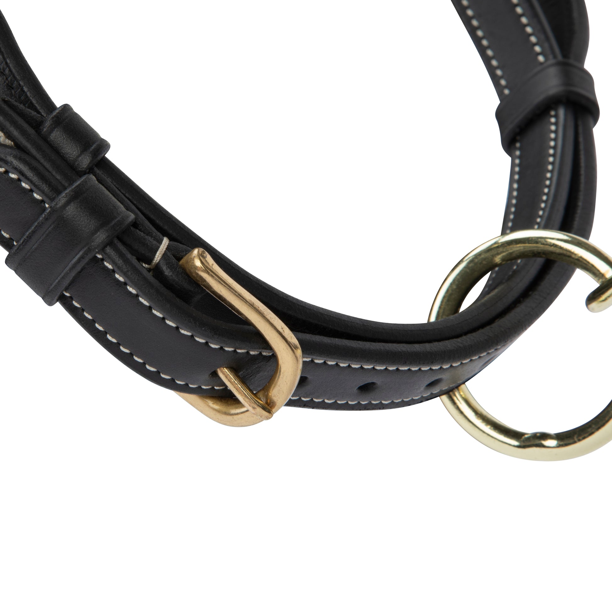 Velociti Lusso Girona Leather Halter-Horse Halters-Pegasus-Havana-Pony-Evolution Equestrian Co.