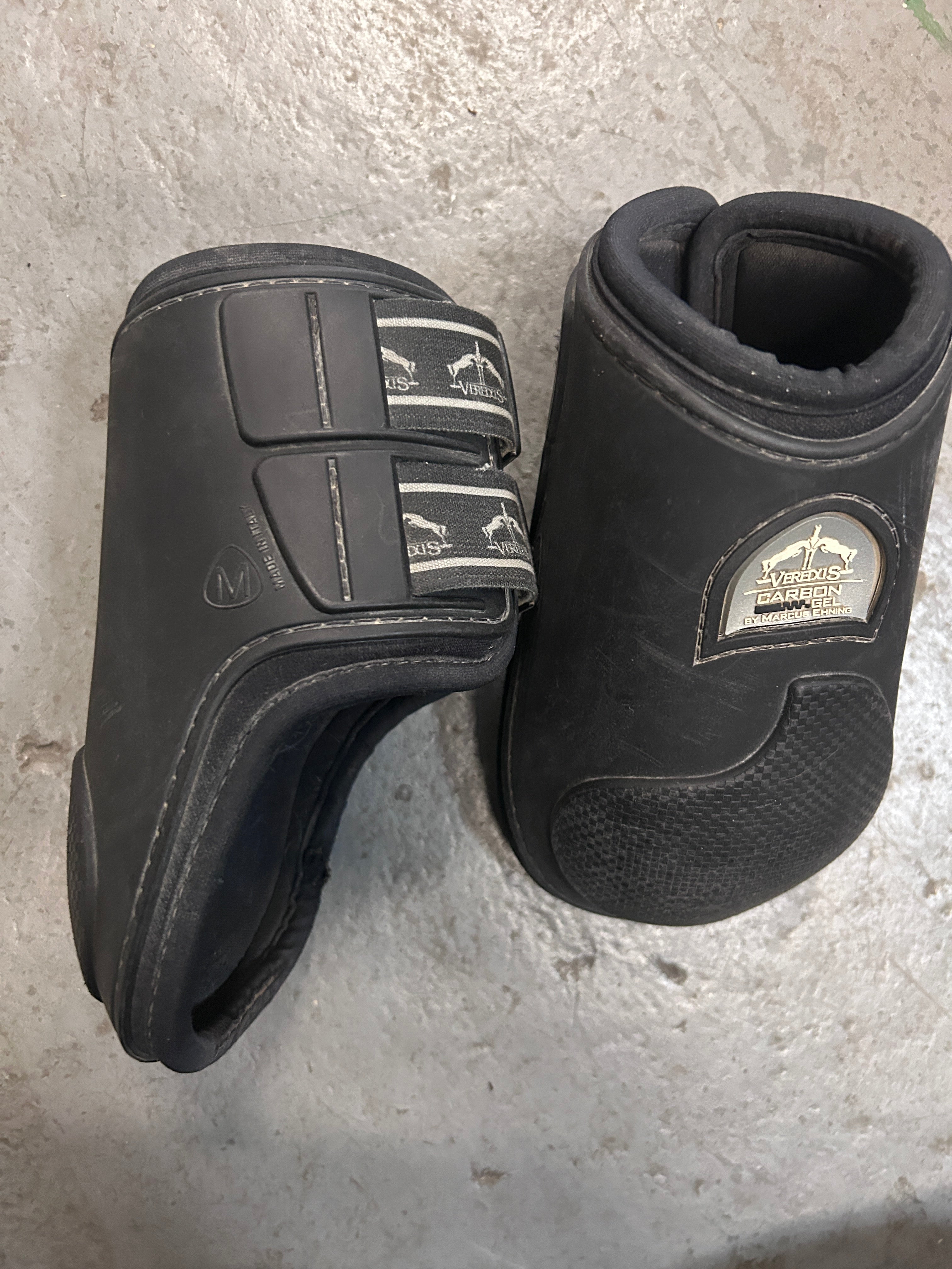 Veredus Carbon Gel Fetlock Boots Medium-Horse Boots-Consignment-Evolution Equestrian Co.