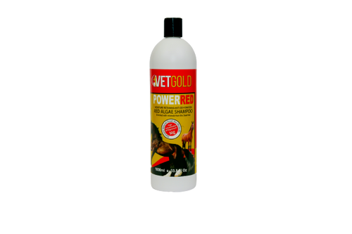VetGold Power Red Moisturing Shampoo-Pet Shampoo & Conditioner-VetGold Canada-1000ml / 33.8 fl oz-Evolution Equestrian Co.