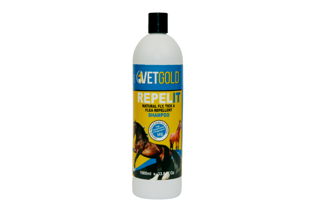 VetGold Repel It Shampoo-Pet Shampoo & Conditioner-VetGold Canada-1000 ml / 33.8 fl oz-Evolution Equestrian Co.