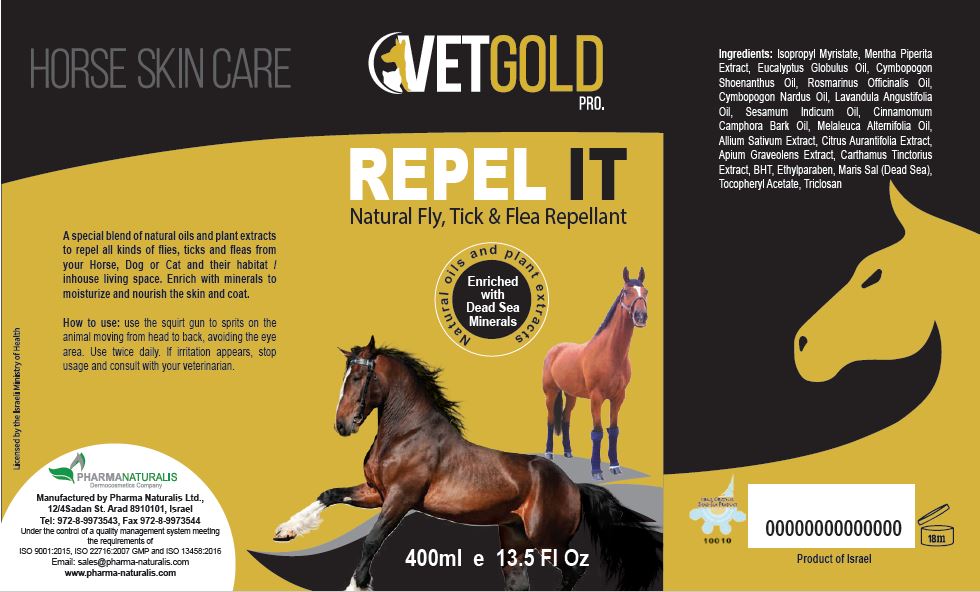 VetGold Repel It Spray-Pet Shampoo & Conditioner-VetGold Canada-238 ml / 8 fl oz-Evolution Equestrian Co.