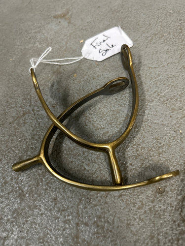 Vintage Brass English Spurs-English Spurs-Consignment-Evolution Equestrian Co.