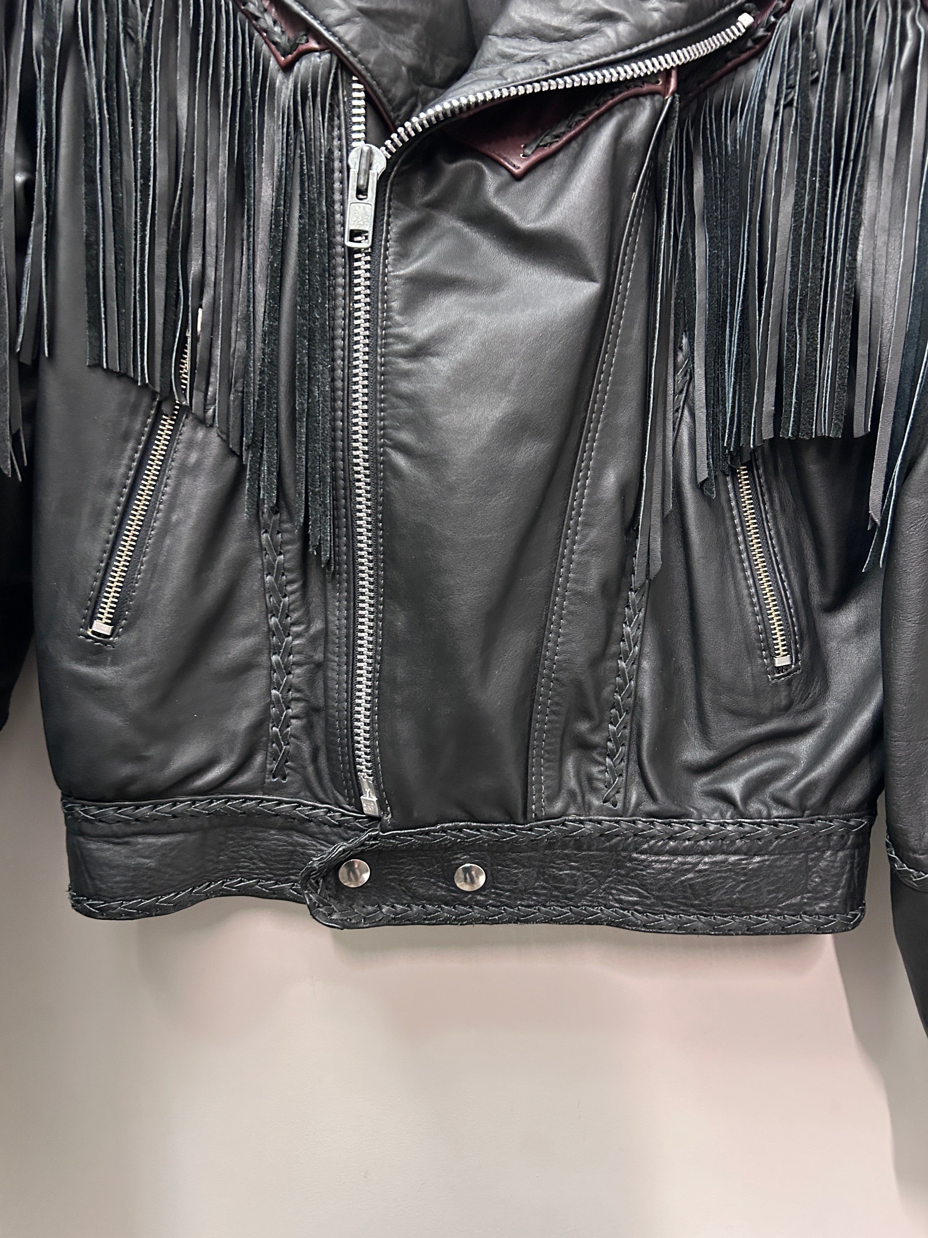 Vintage Handmade Leather Men's Jacket-Jacket-Consignment-Evolution Equestrian Co.