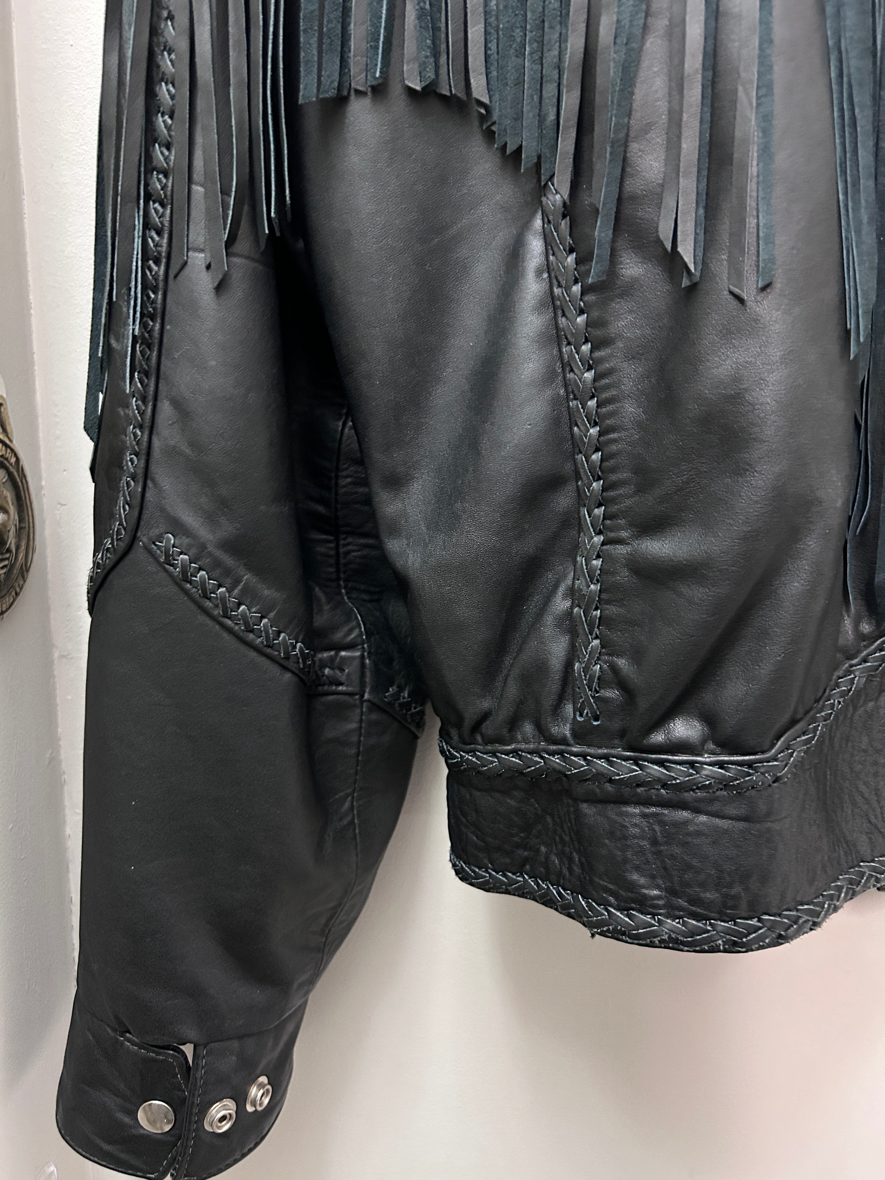 Vintage Handmade Leather Men's Jacket-Jacket-Consignment-Evolution Equestrian Co.