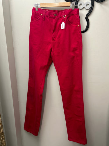 Vintage Red Wrangler Jeans 11 x 36-Jeans-Consignment-Evolution Equestrian Co.