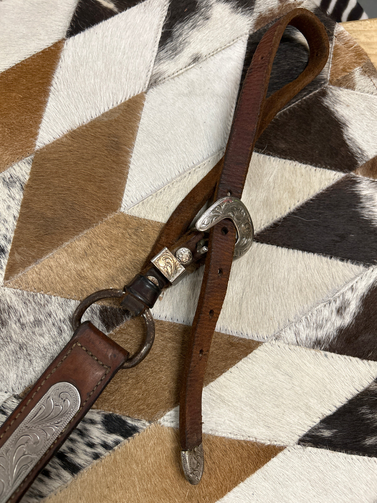 Vintage Silver Western Breastplate-Western Tack-Consignment-Evolution Equestrian Co.