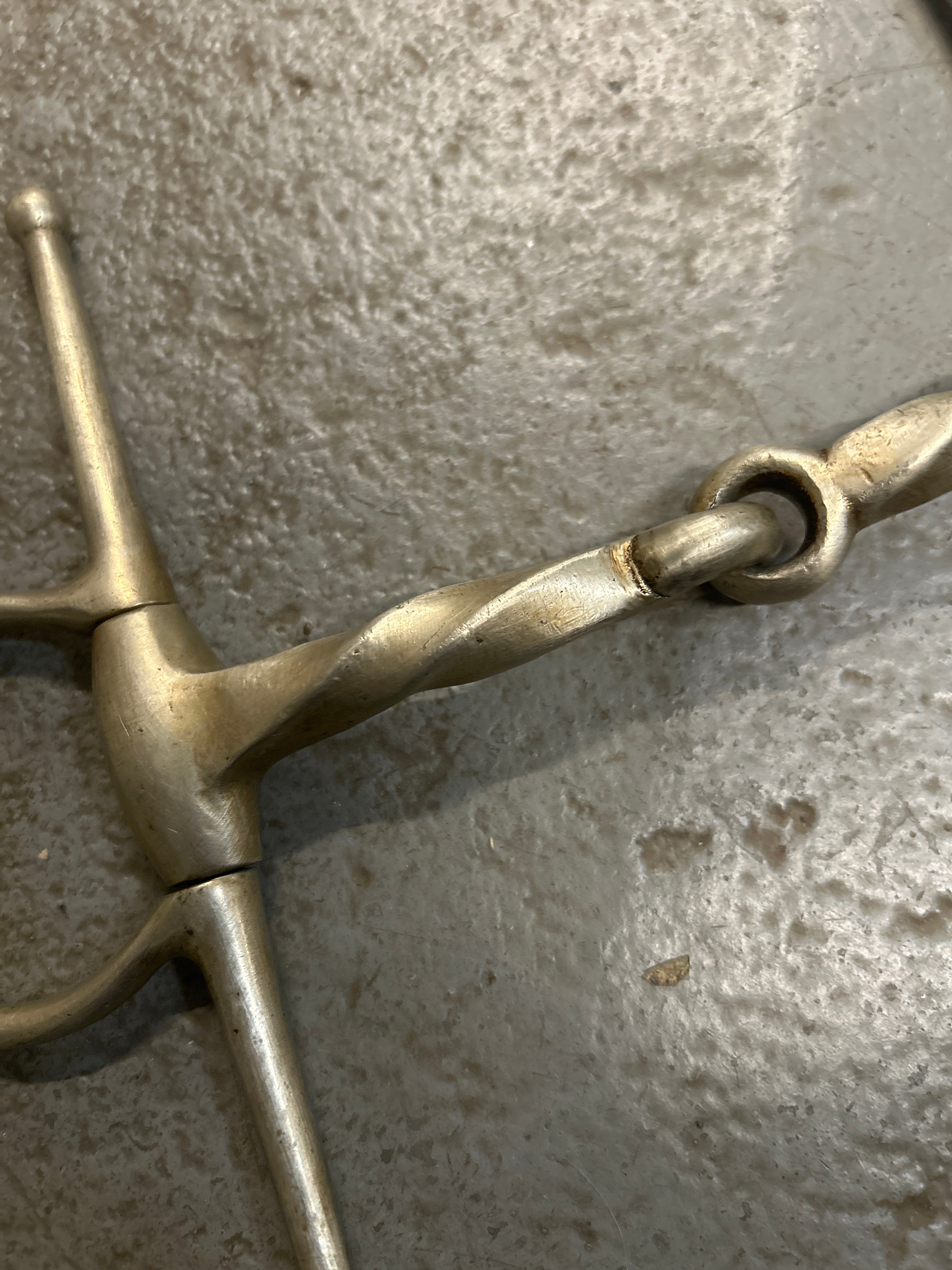 Vintage Slow Twist Full Cheek Snaffle 5"-Bit-Consignment-Evolution Equestrian Co.