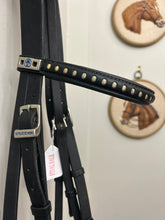 Load image into Gallery viewer, Vintage Stubben Black Snaffle Bridle with Reins-Bridle-Consignment-Evolution Equestrian Co.
