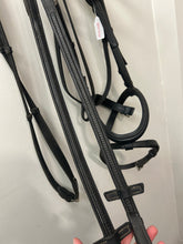 Load image into Gallery viewer, Vintage Stubben Black Snaffle Bridle with Reins-Bridle-Consignment-Evolution Equestrian Co.
