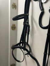 Load image into Gallery viewer, Vintage Stubben Black Snaffle Bridle with Reins-Bridle-Consignment-Evolution Equestrian Co.
