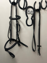 Load image into Gallery viewer, Vintage Stubben Black Snaffle Bridle with Reins-Bridle-Consignment-Evolution Equestrian Co.
