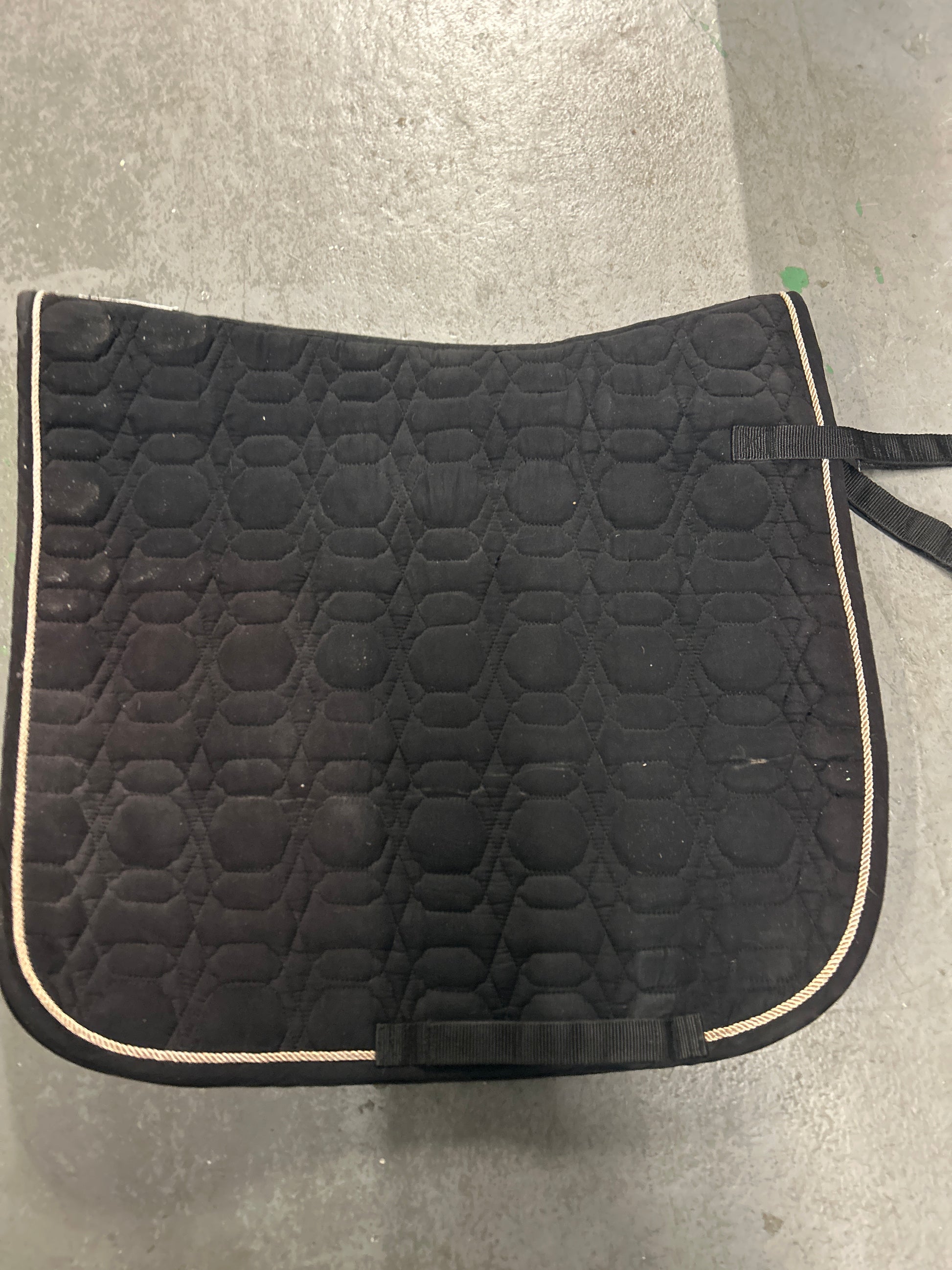 Waldhausen Dressage Saddle Pad Black-Dressage Saddle Pad-Consignment-Evolution Equestrian Co.