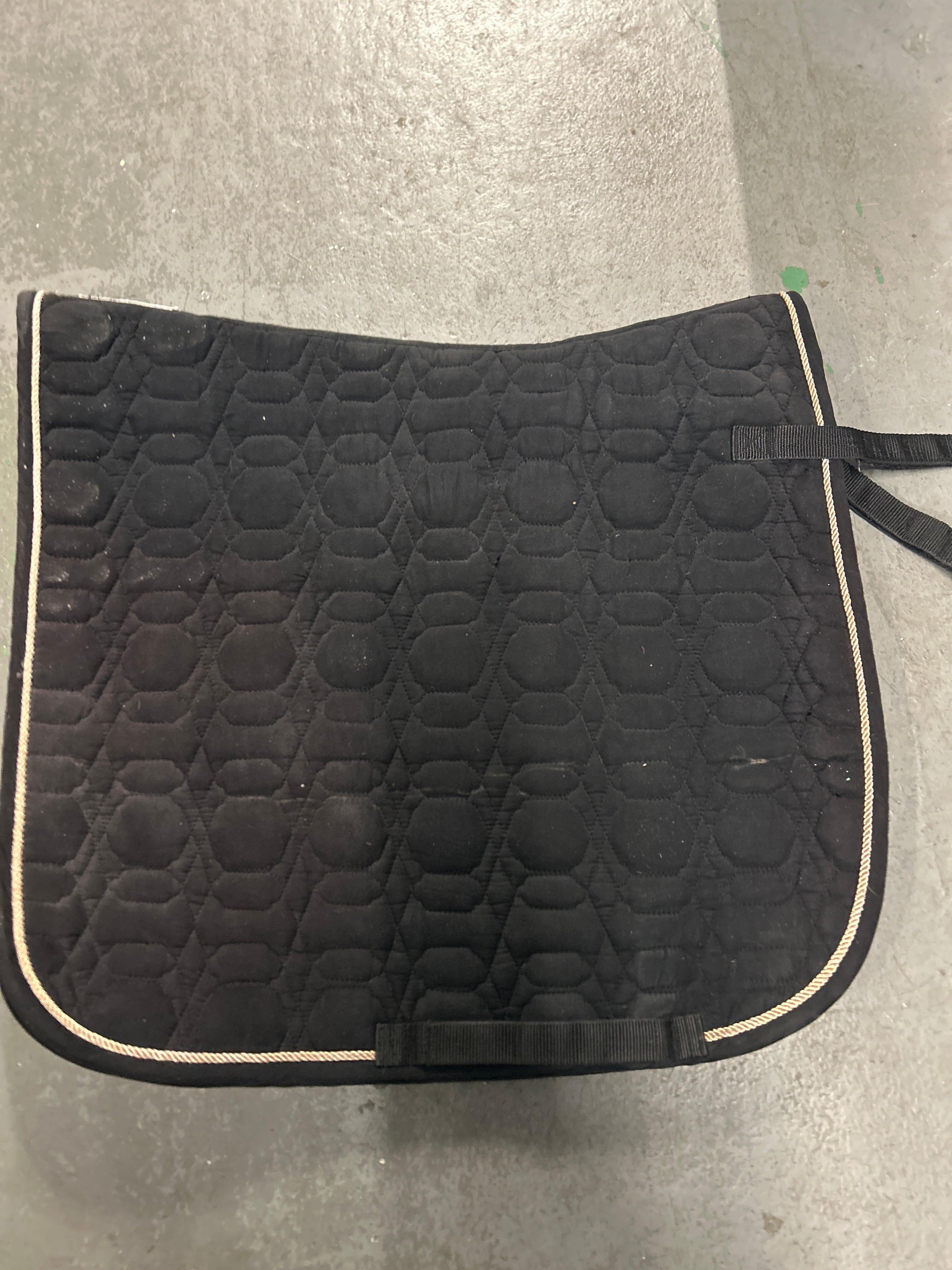 Waldhausen Dressage Saddle Pad Black-Dressage Saddle Pad-Consignment-Evolution Equestrian Co.