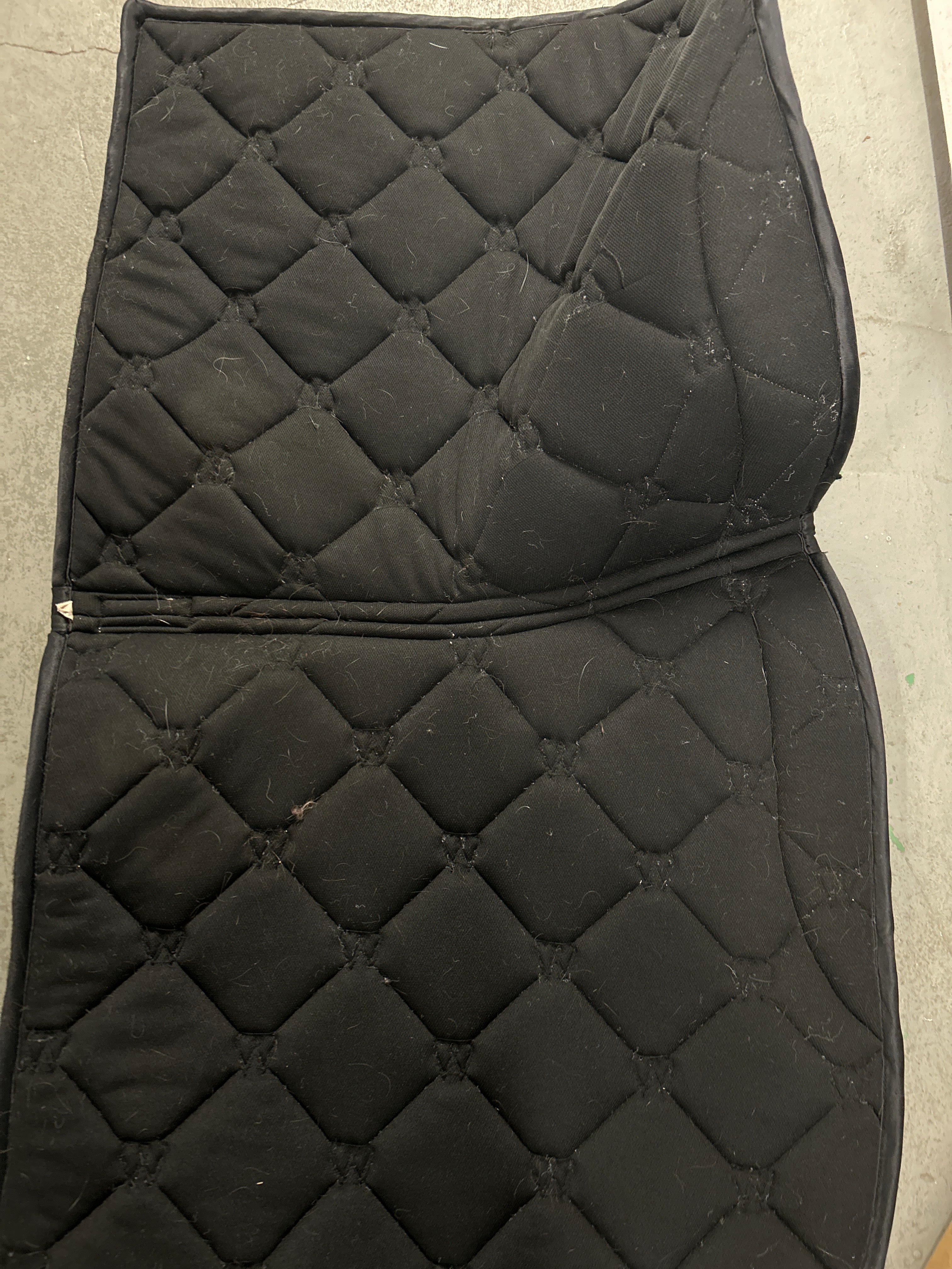 Waldhausen Dressage Saddle Pad Black/Rose Gold-Dressage Saddle Pad-Consignment-Evolution Equestrian Co.