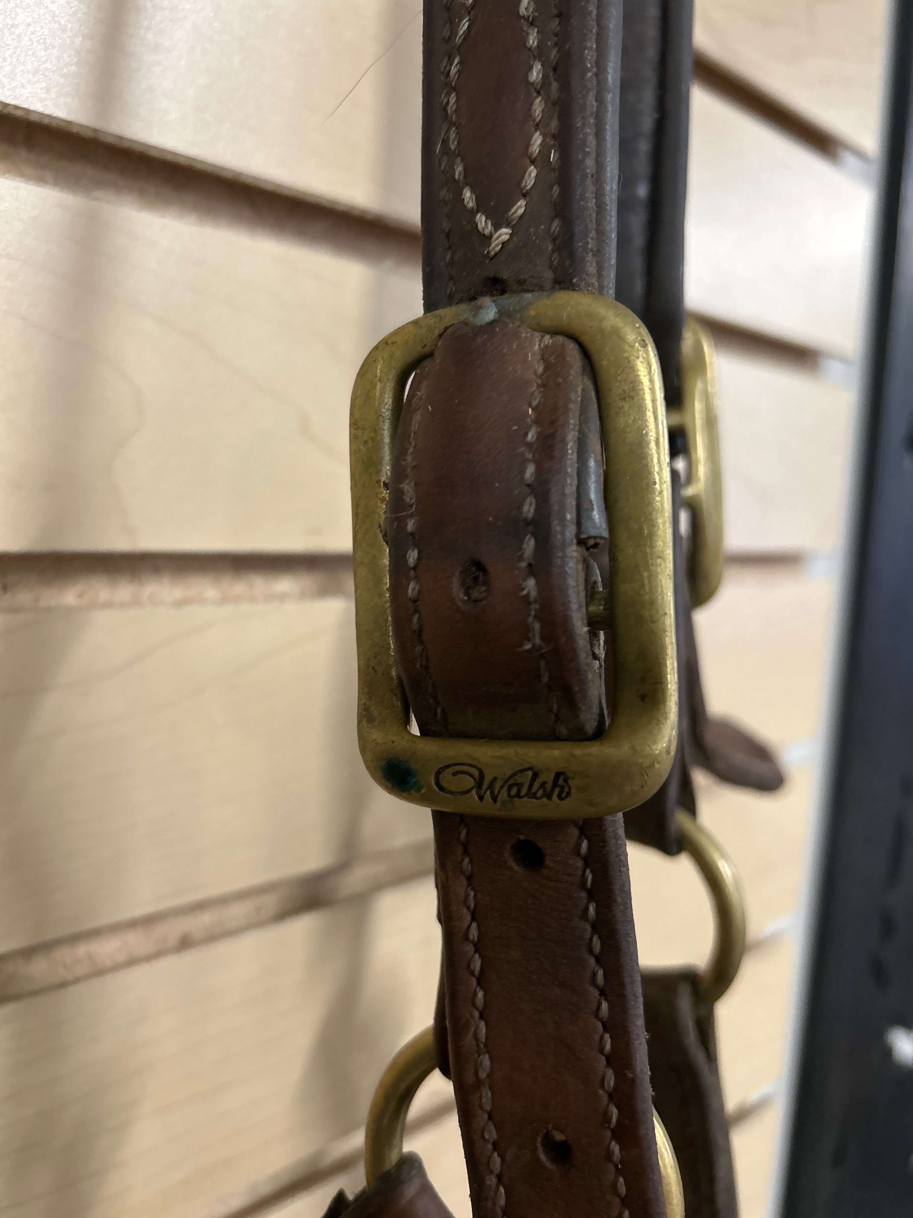 Walsh Warmblood Leather Halter-Halter-Consignment-Evolution Equestrian Co.