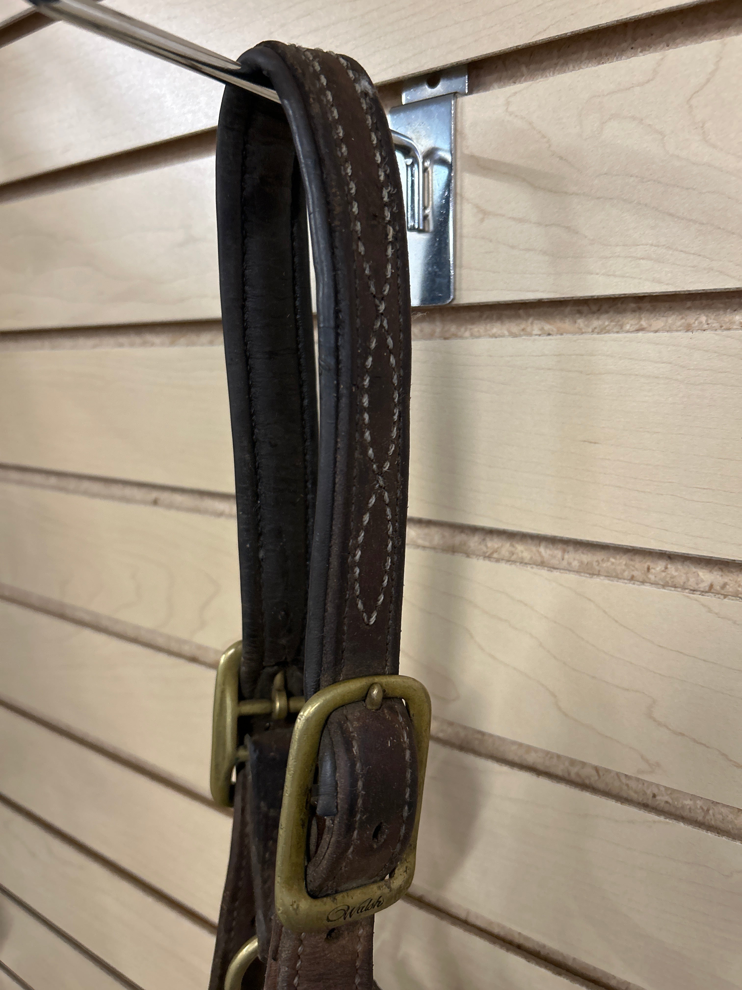 Walsh Warmblood Leather Halter-Halter-Consignment-Evolution Equestrian Co.