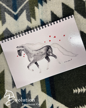 Load image into Gallery viewer, Watercolour Blank Journals-Gift-Nancy Carr Hilton-Horse and Cat-Evolution Equestrian Co.
