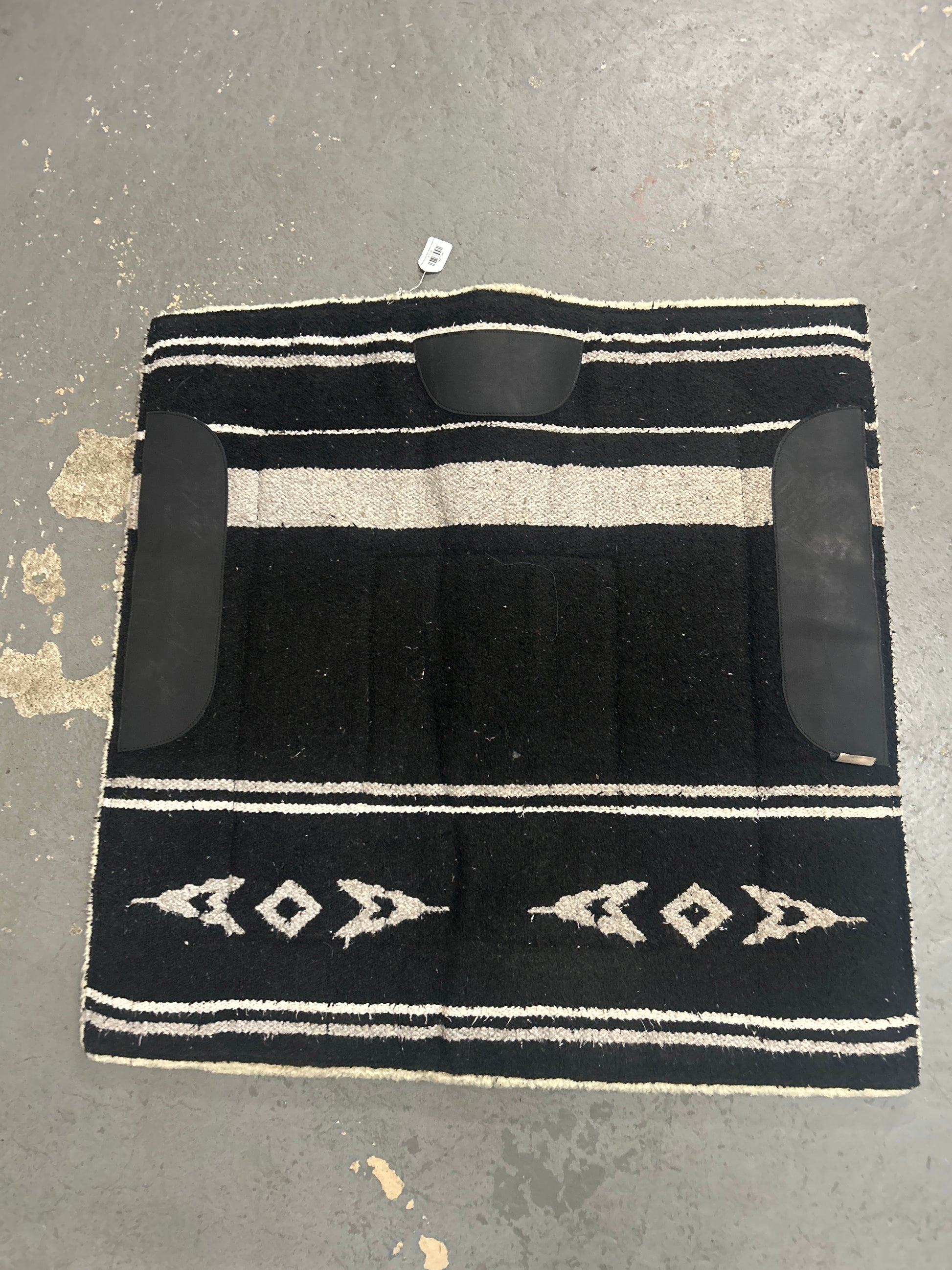 Weaver Black and White Western Saddle Pad-Western Saddle Pad-Consignment-Evolution Equestrian Co.
