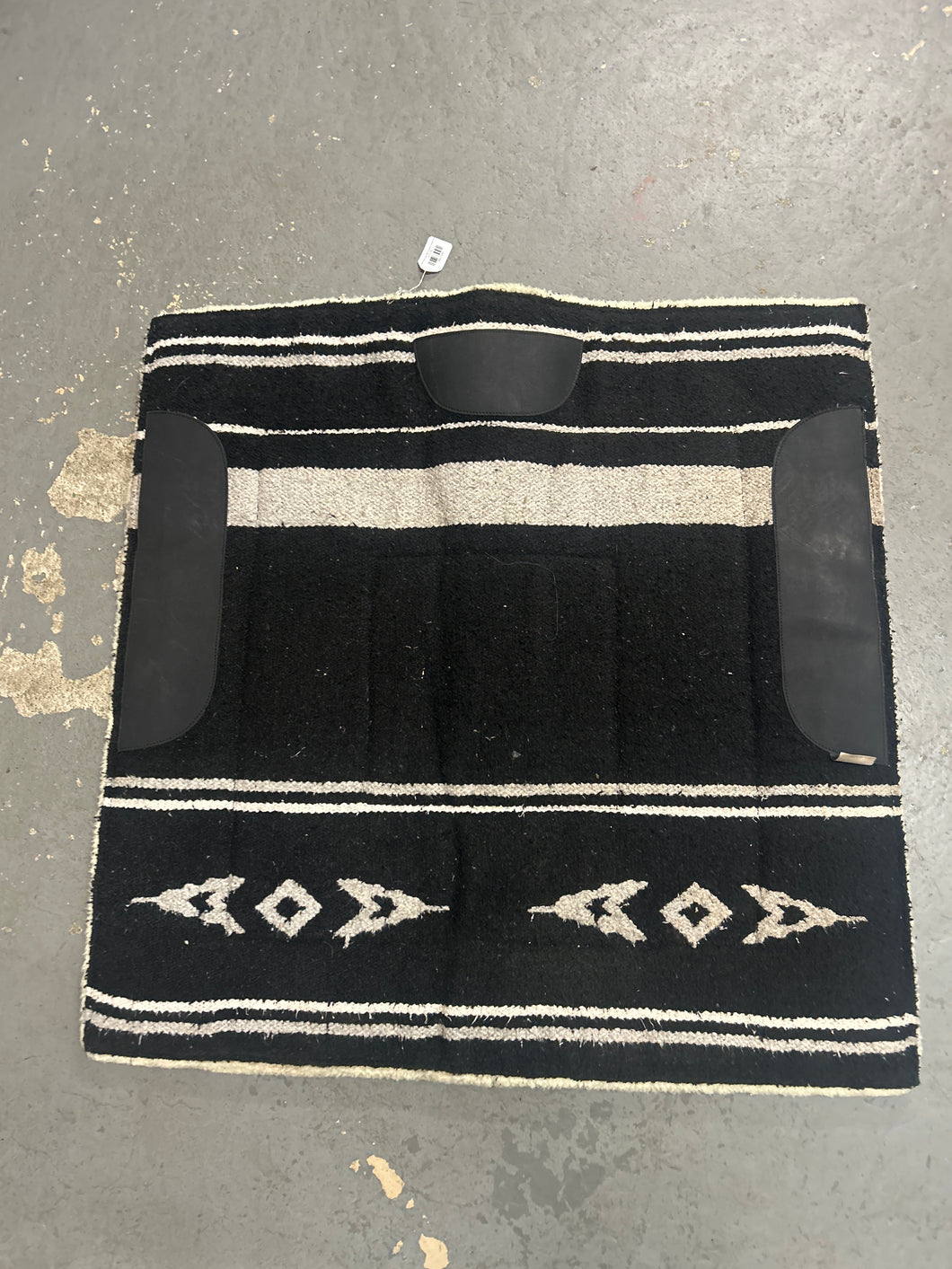 Weaver Black and White Western Saddle Pad-Western Saddle Pad-Consignment-Evolution Equestrian Co.