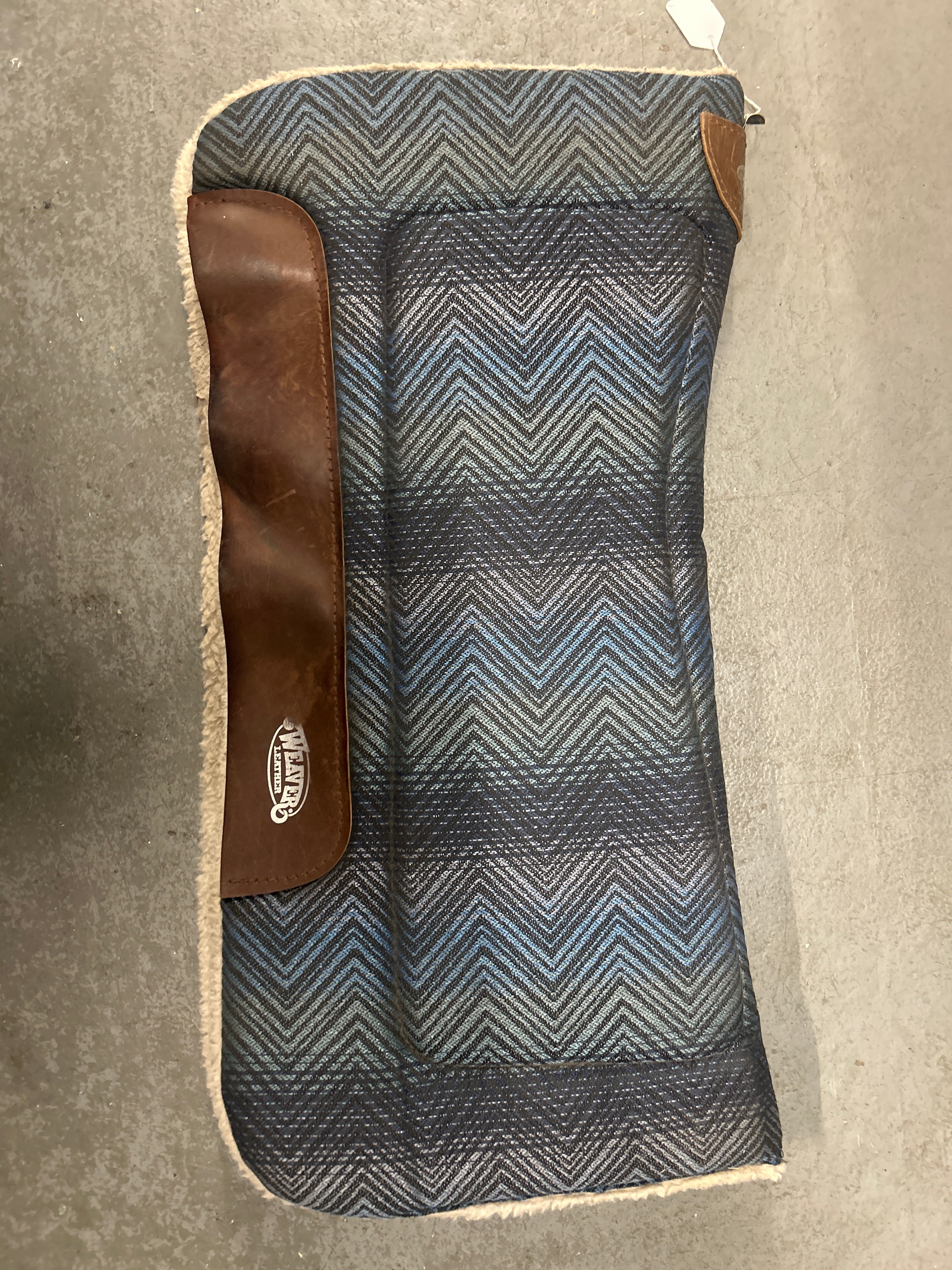 Weaver Blue Western Saddle Pad-Western Saddle Pad-Consignment-Evolution Equestrian Co.
