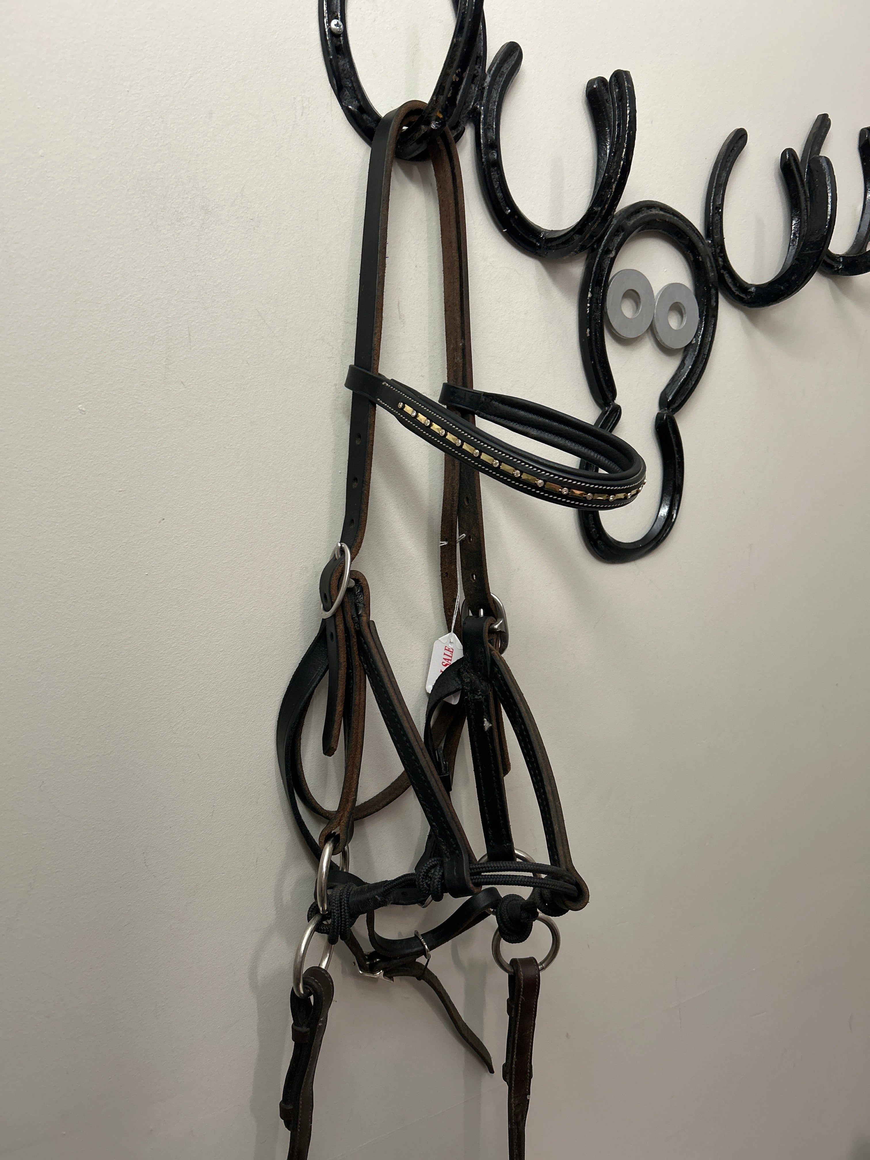 Weaver Justin Dunn Bitless Bridle with Reins-Bitless Bridle-Consignment-Evolution Equestrian Co.