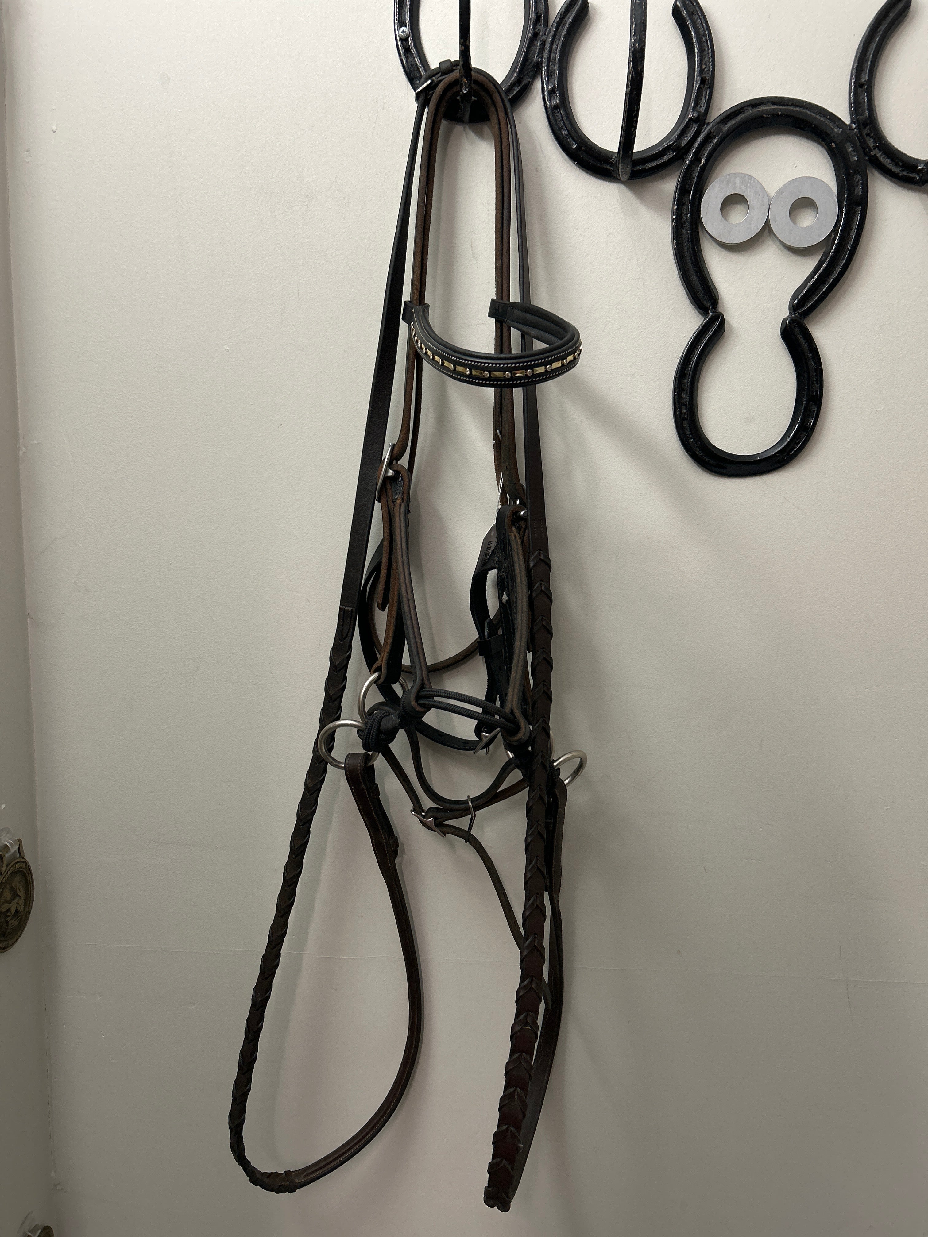 Weaver Justin Dunn Bitless Bridle with Reins-Bitless Bridle-Consignment-Evolution Equestrian Co.