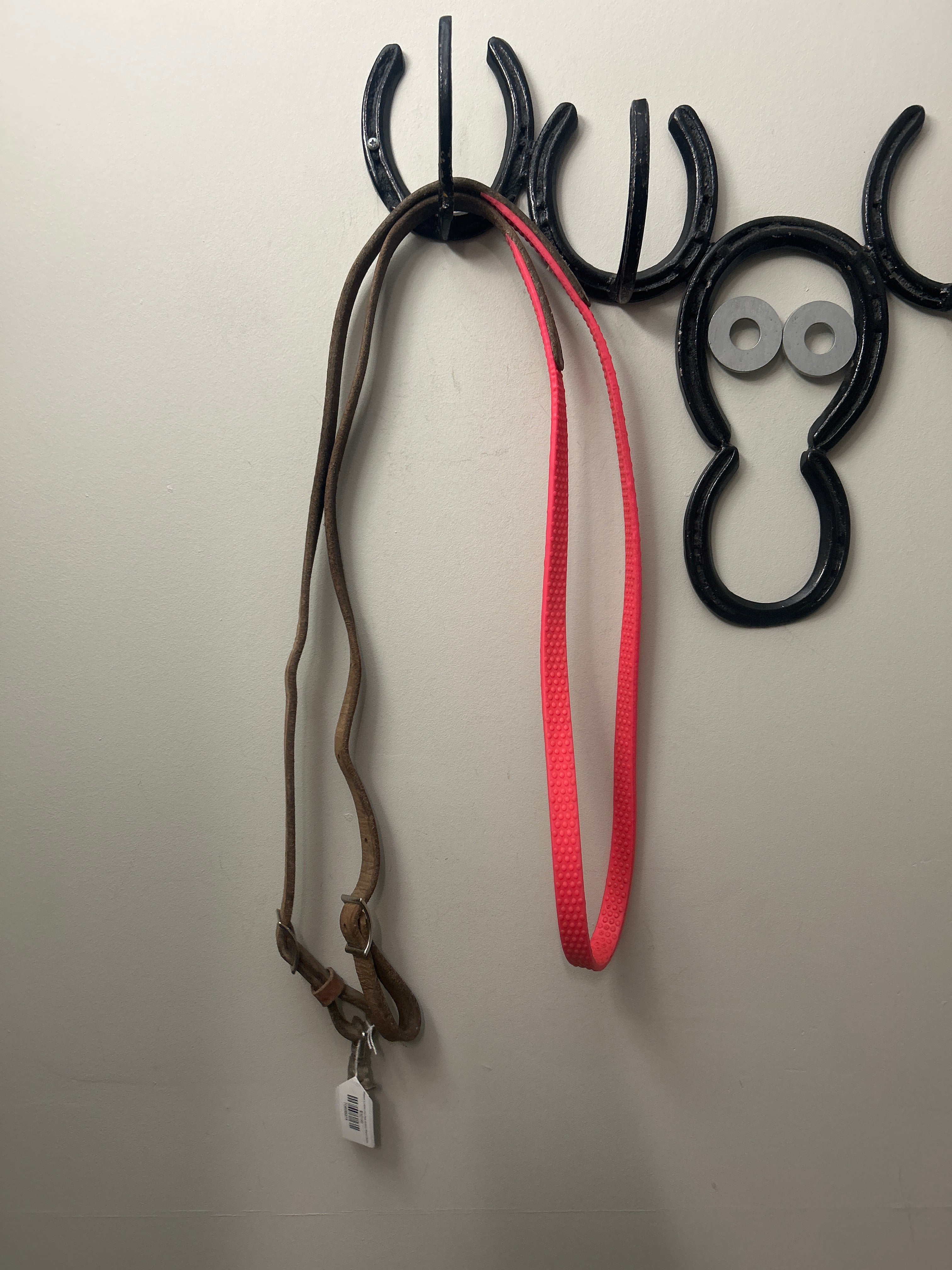 Weaver Leather Hot Pink Rubber Barrel Reins-Western Reins-Consignment-Evolution Equestrian Co.